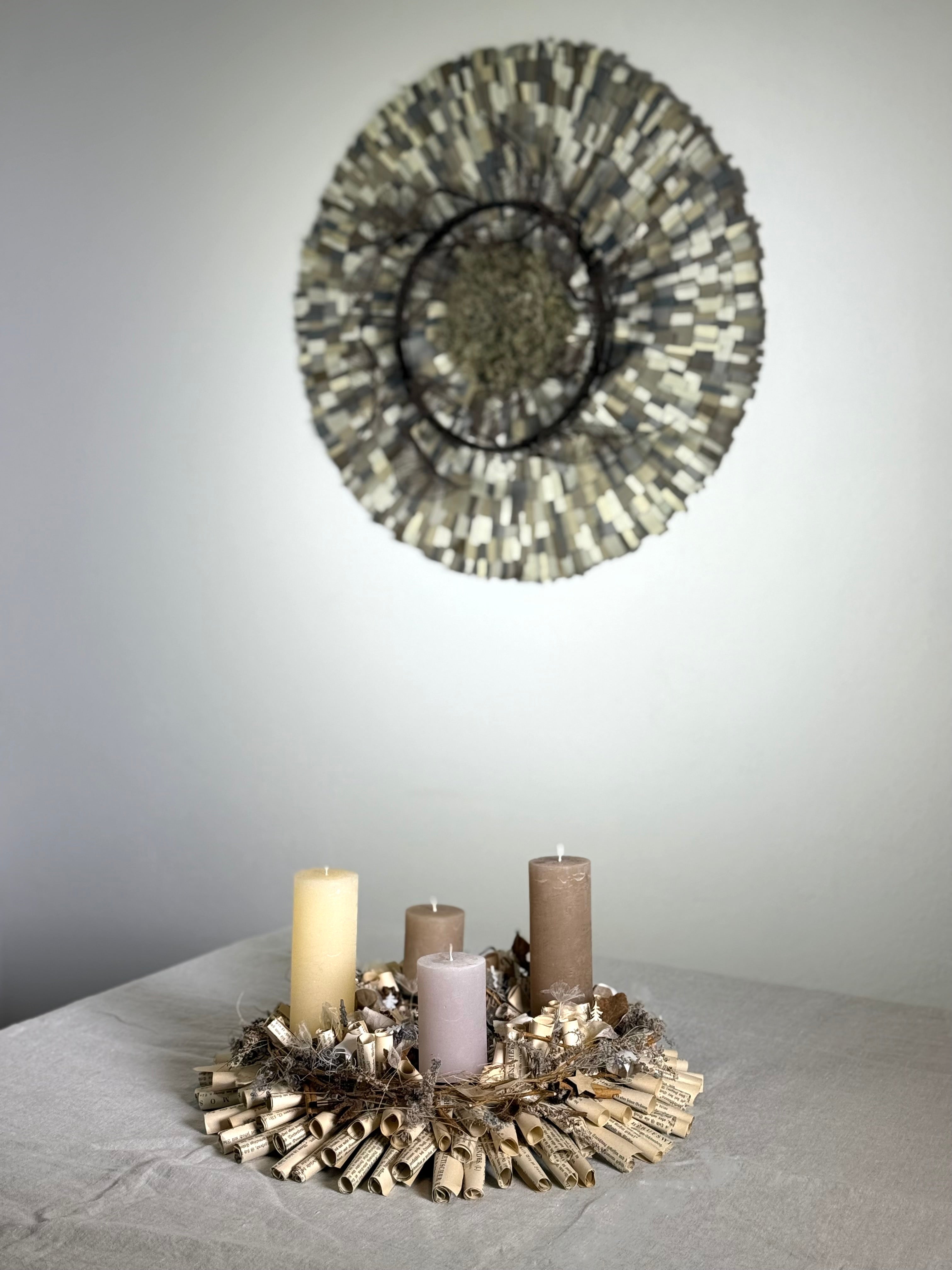 Adventskranz Winterlicht