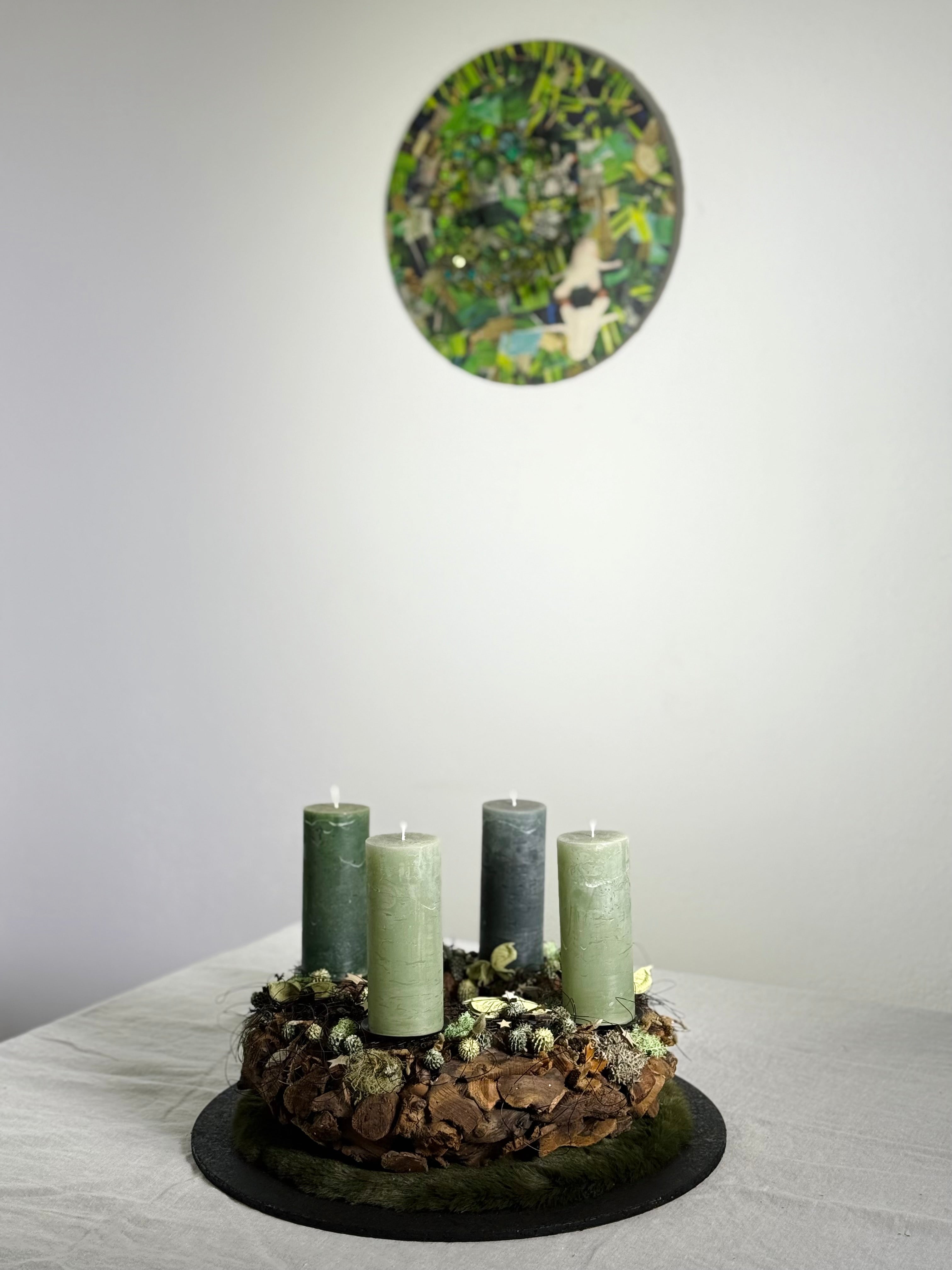 Adventskranz Mooszauber