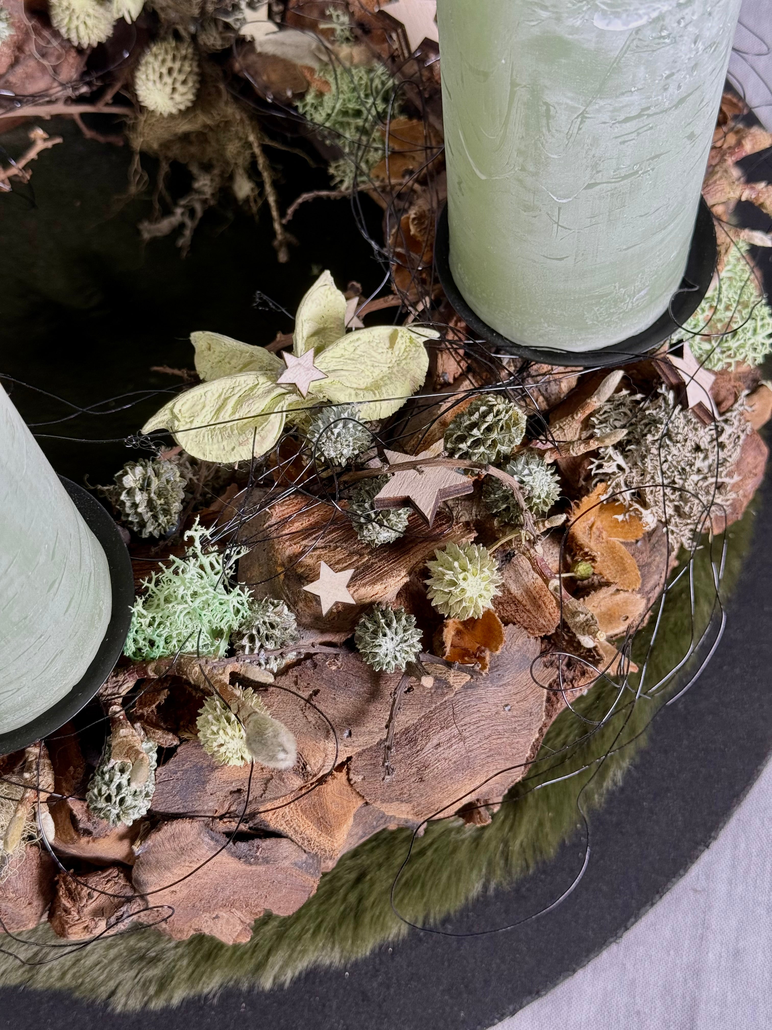 Adventskranz Mooszauber