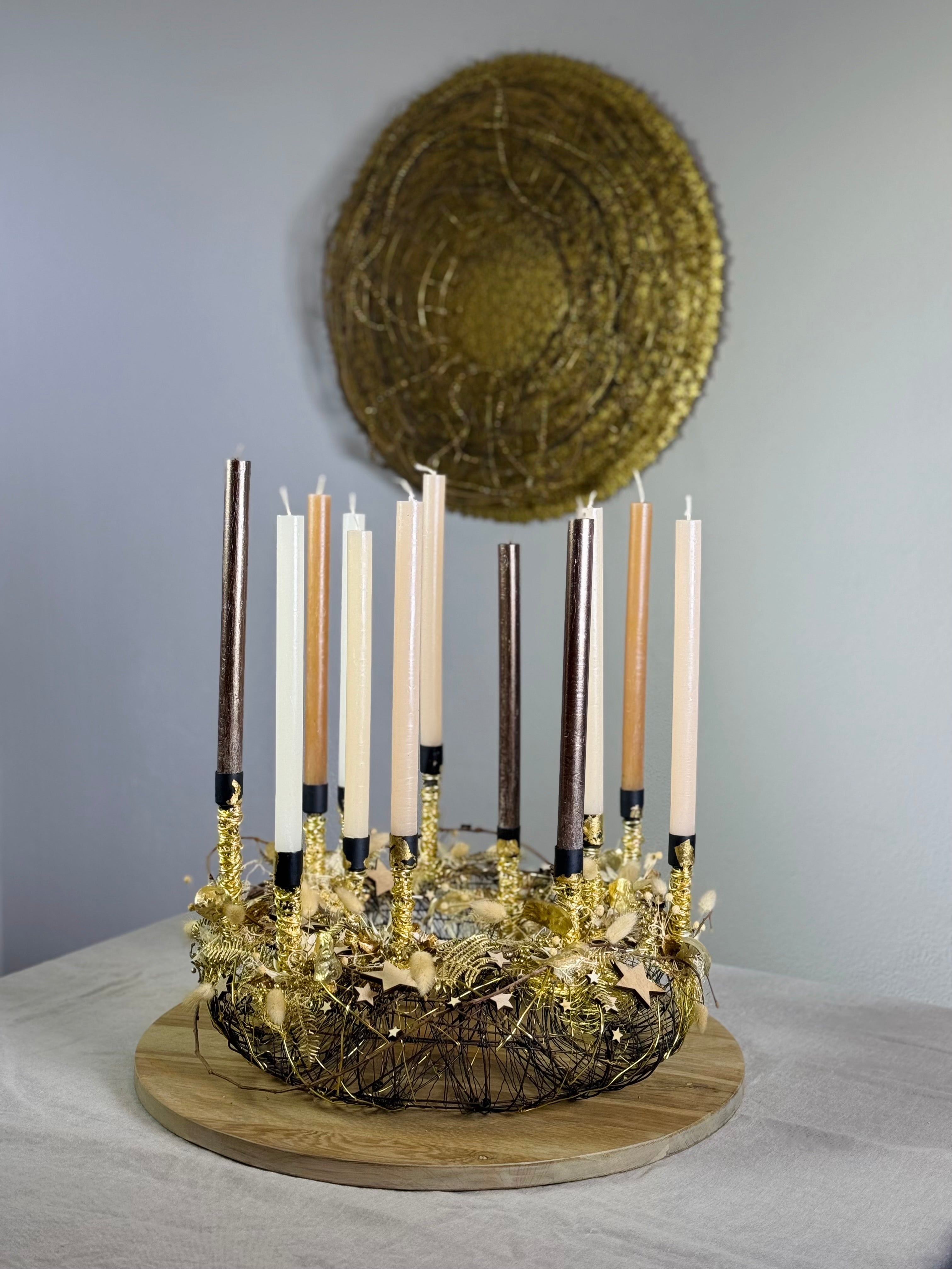 Adventskranz Kerzenklang