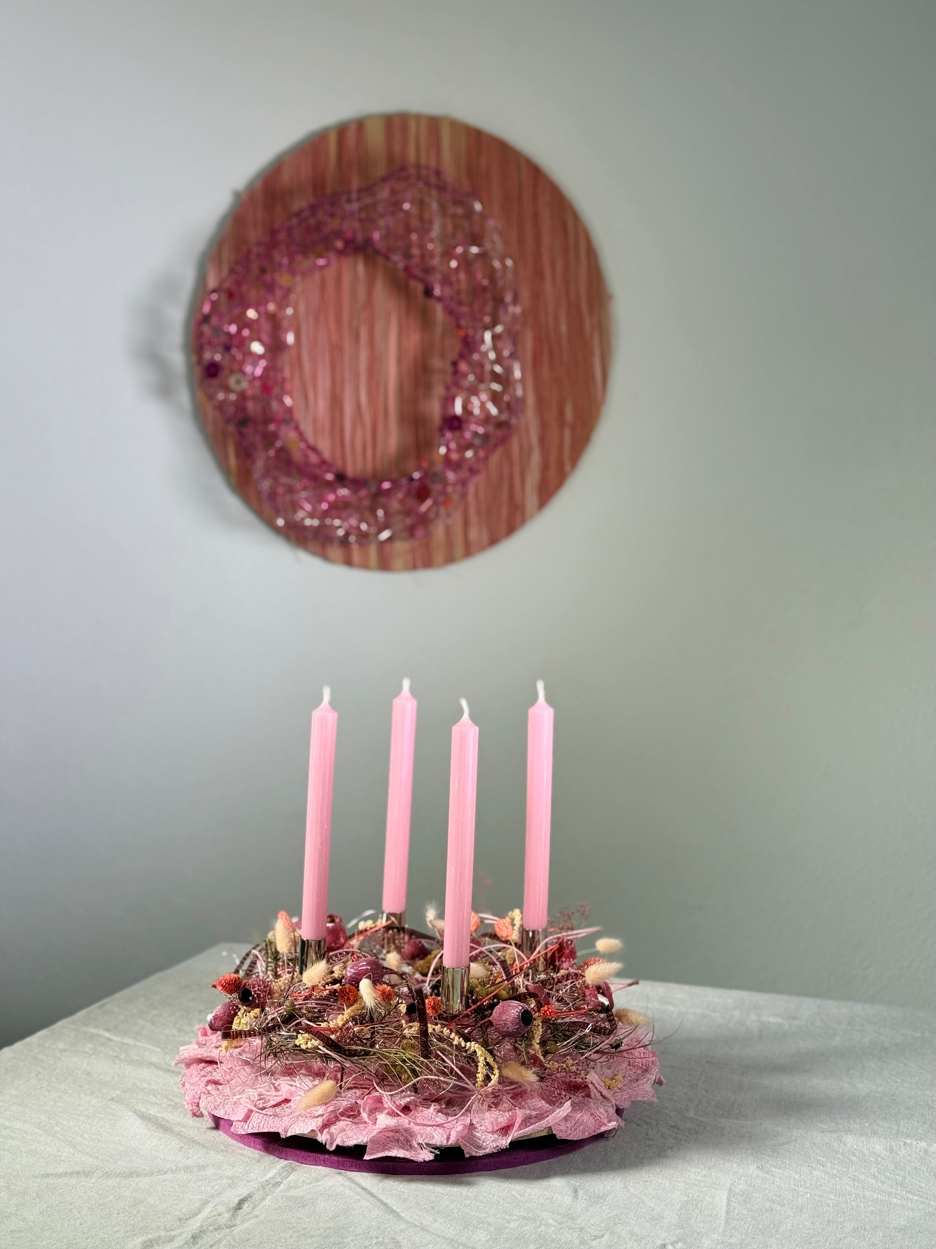 Adventskranz Winterblüte