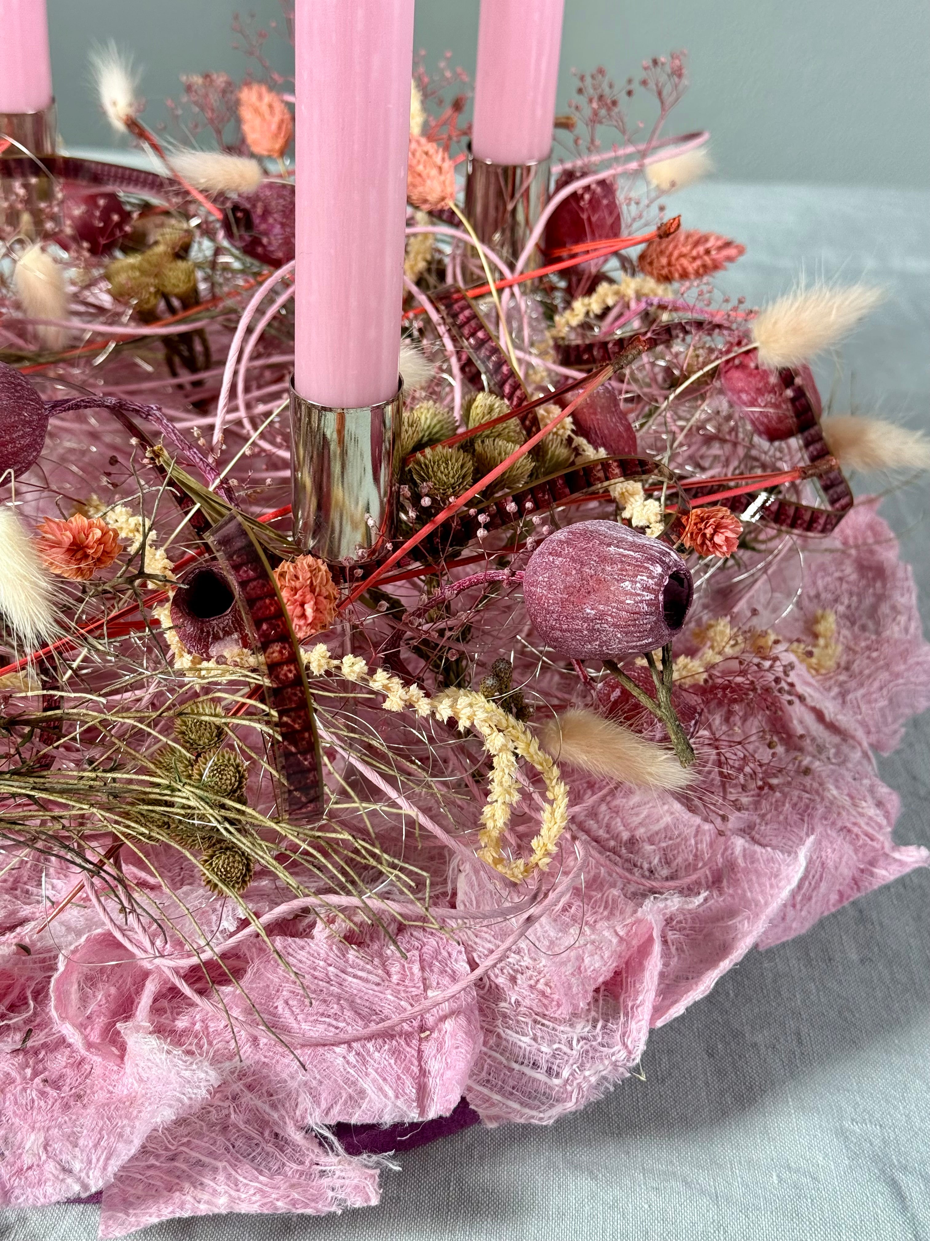 Adventskranz Winterblüte