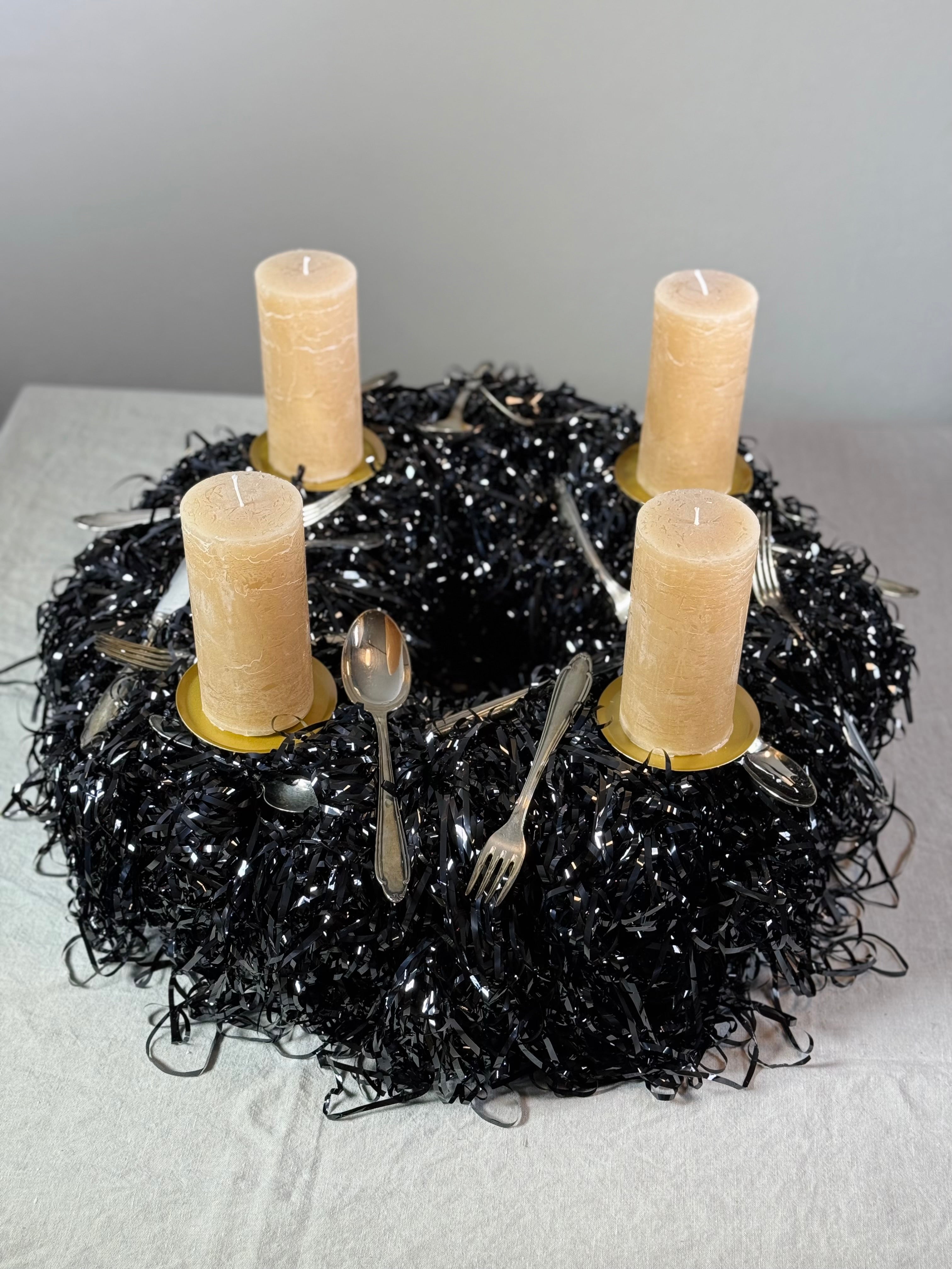 Adventskranz Mitternachtsdinner