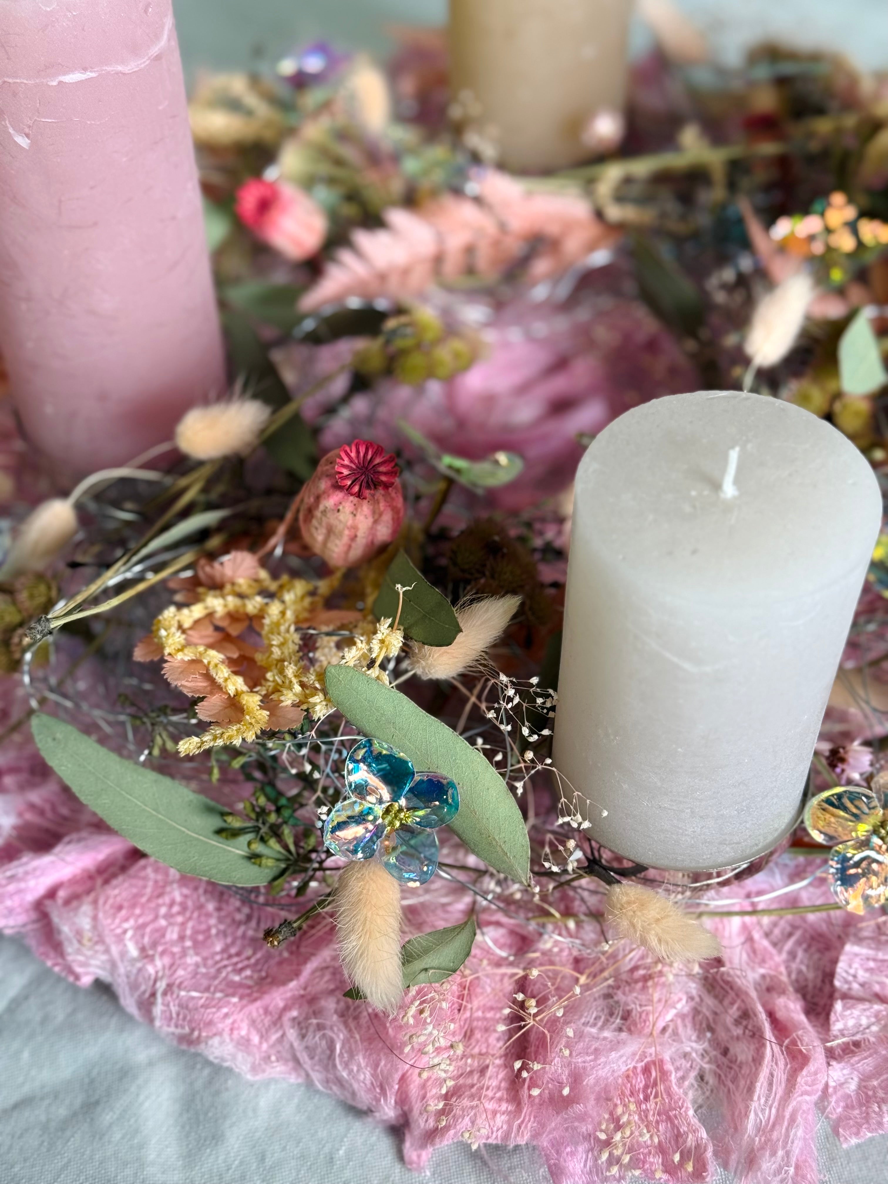 Adventskranz Frostblüte