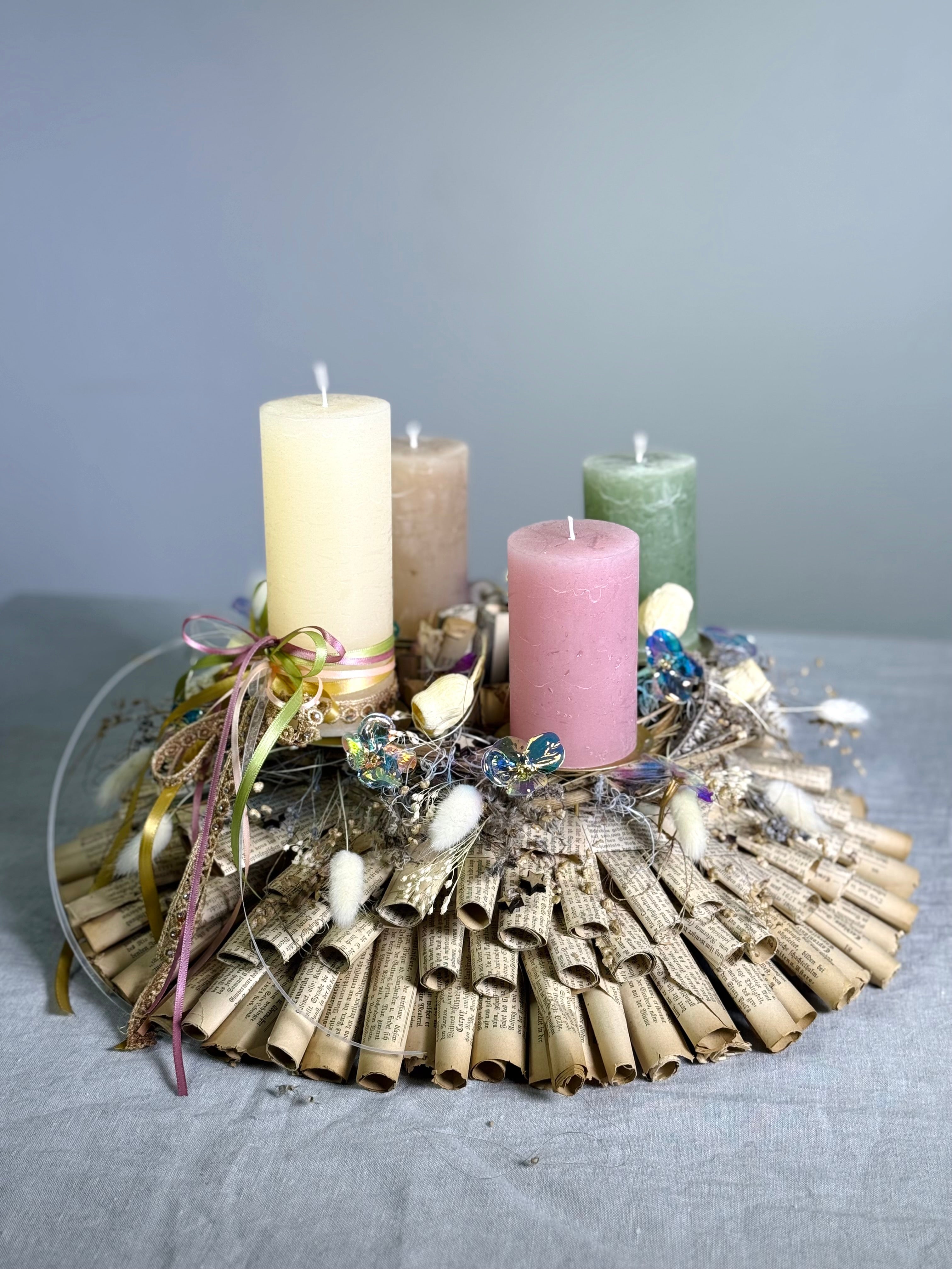 Adventskranz Wintergeschichte