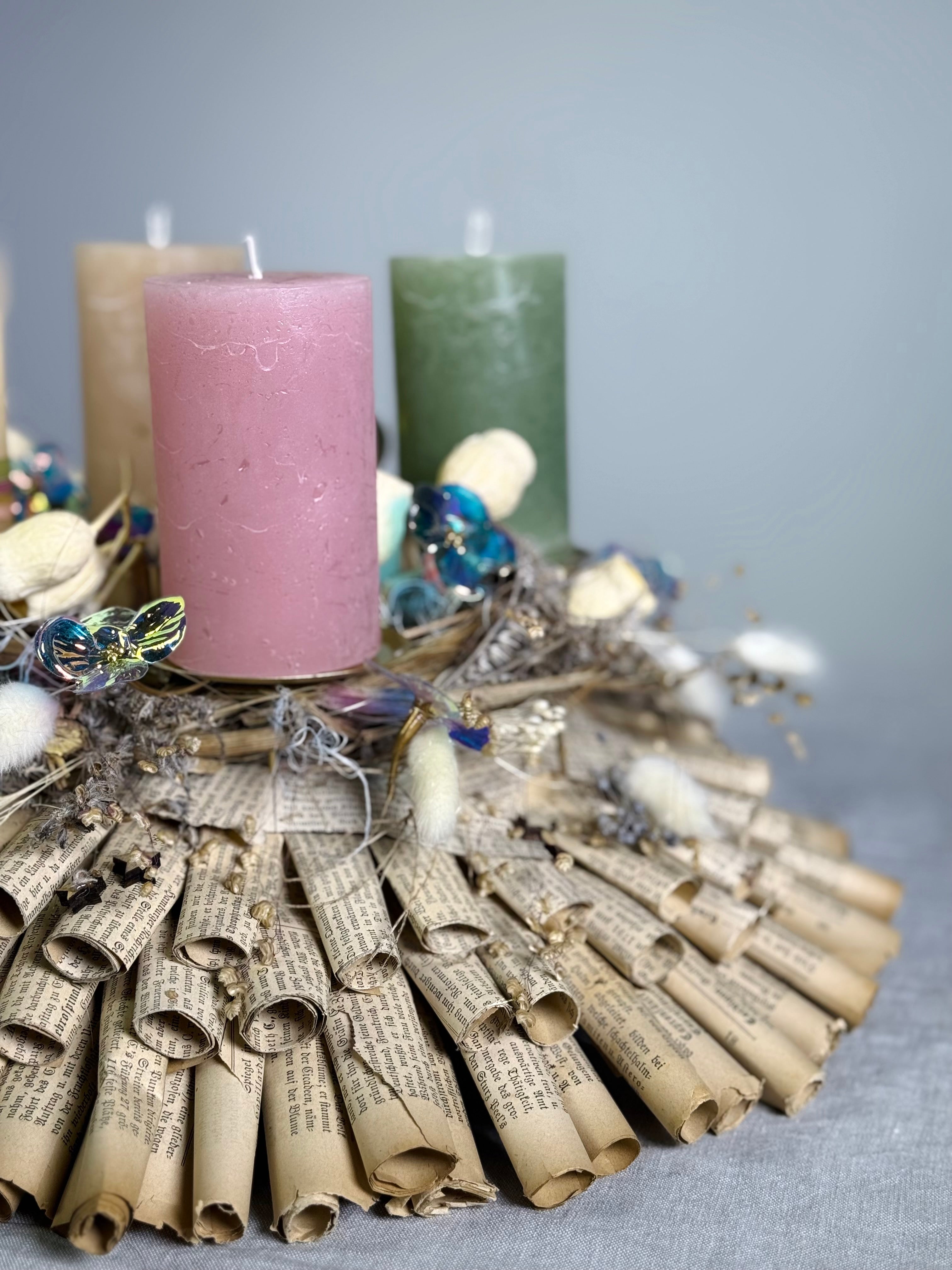 Adventskranz Wintergeschichte