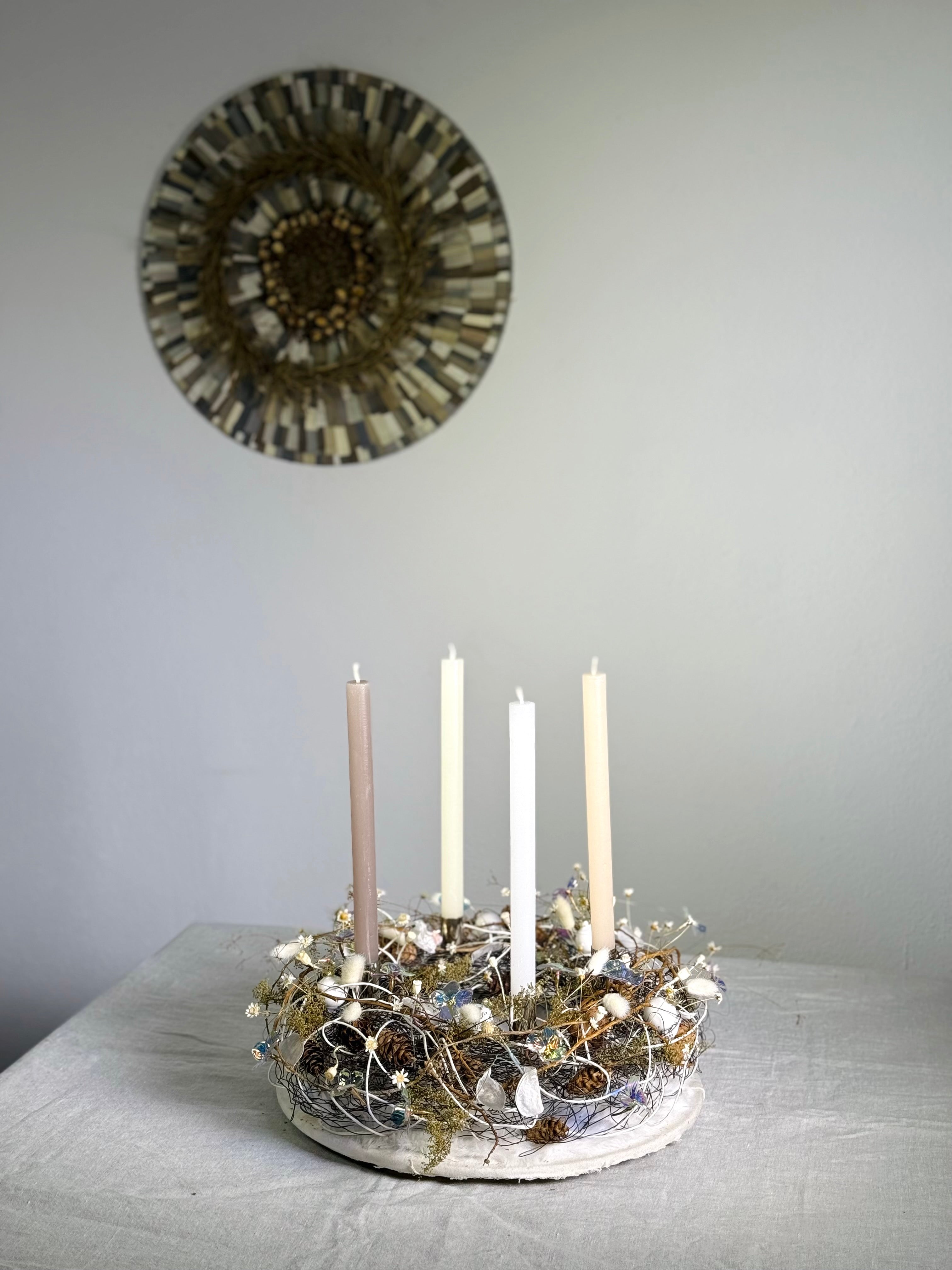 Adventskranz Eiszeit