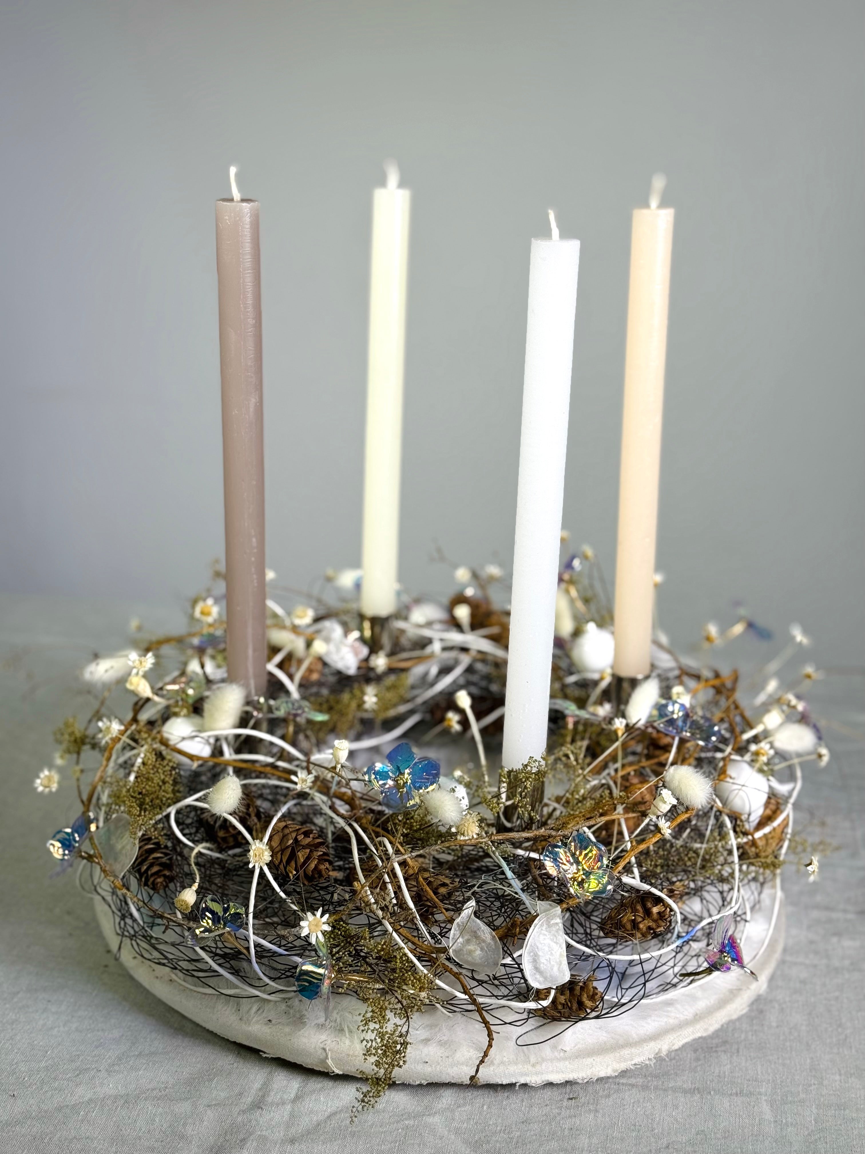 Adventskranz Eiszeit