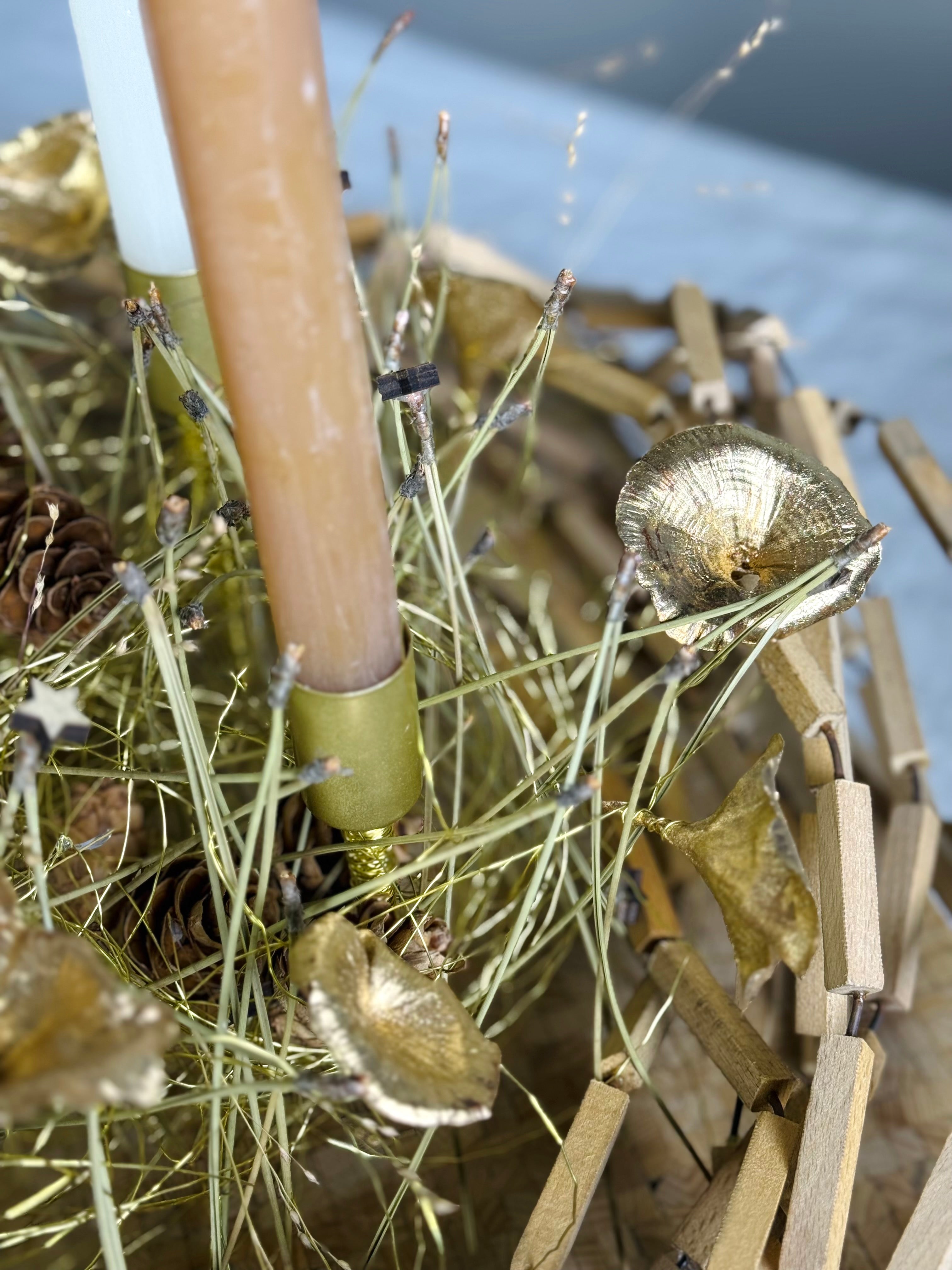 Adventskranz Naturglanz