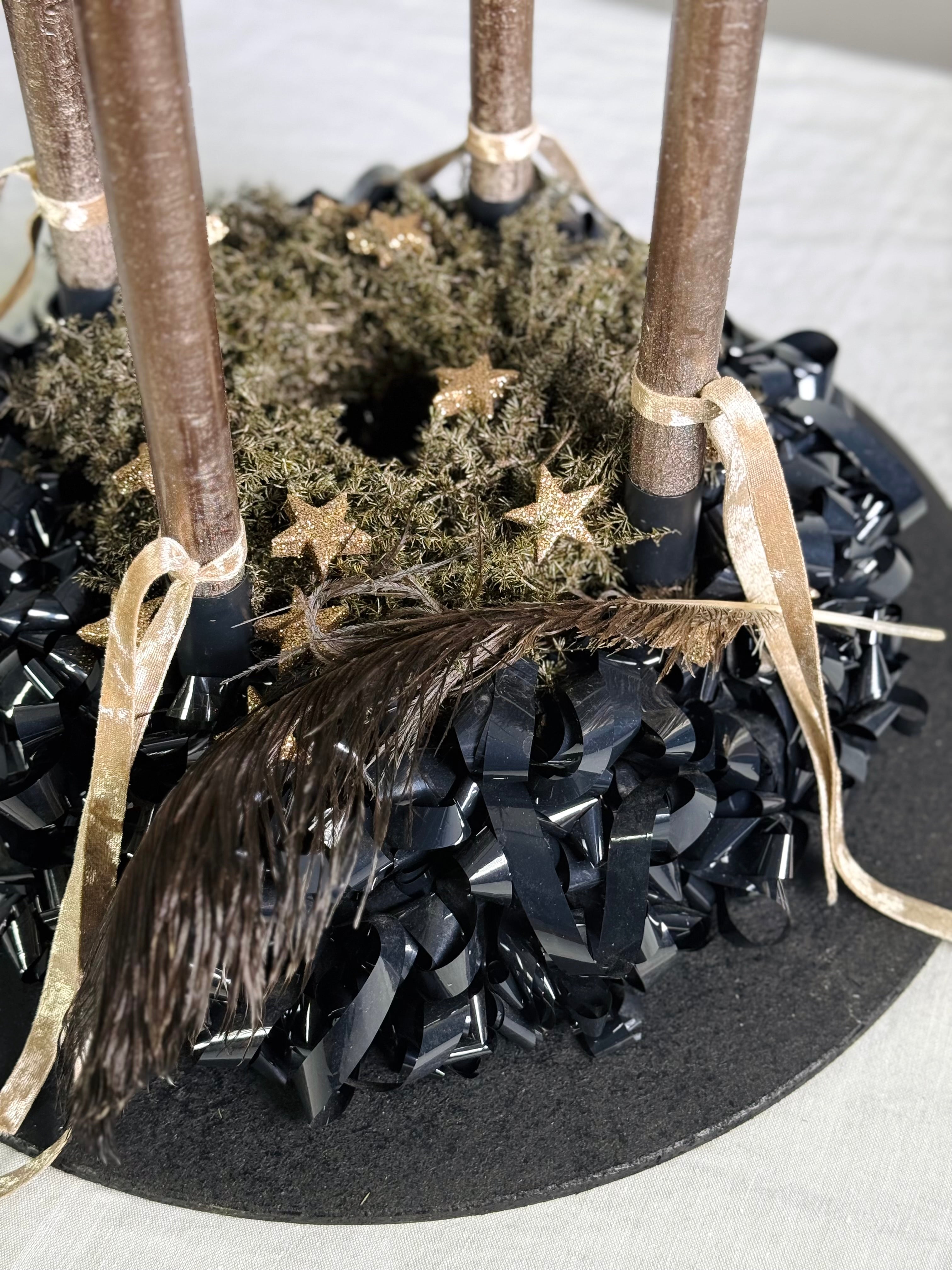 Adventskranz Sternennacht