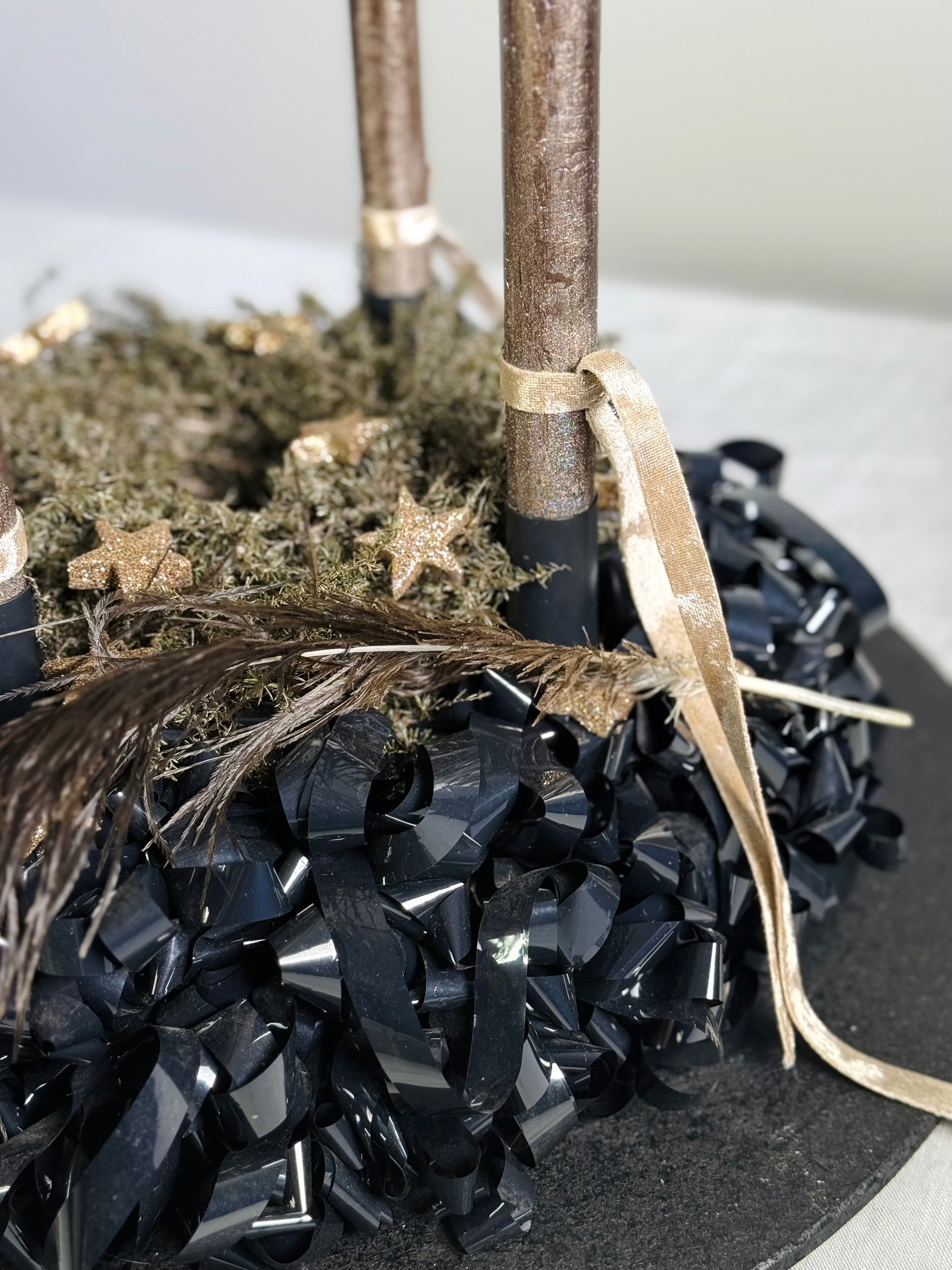 Adventskranz Sternennacht