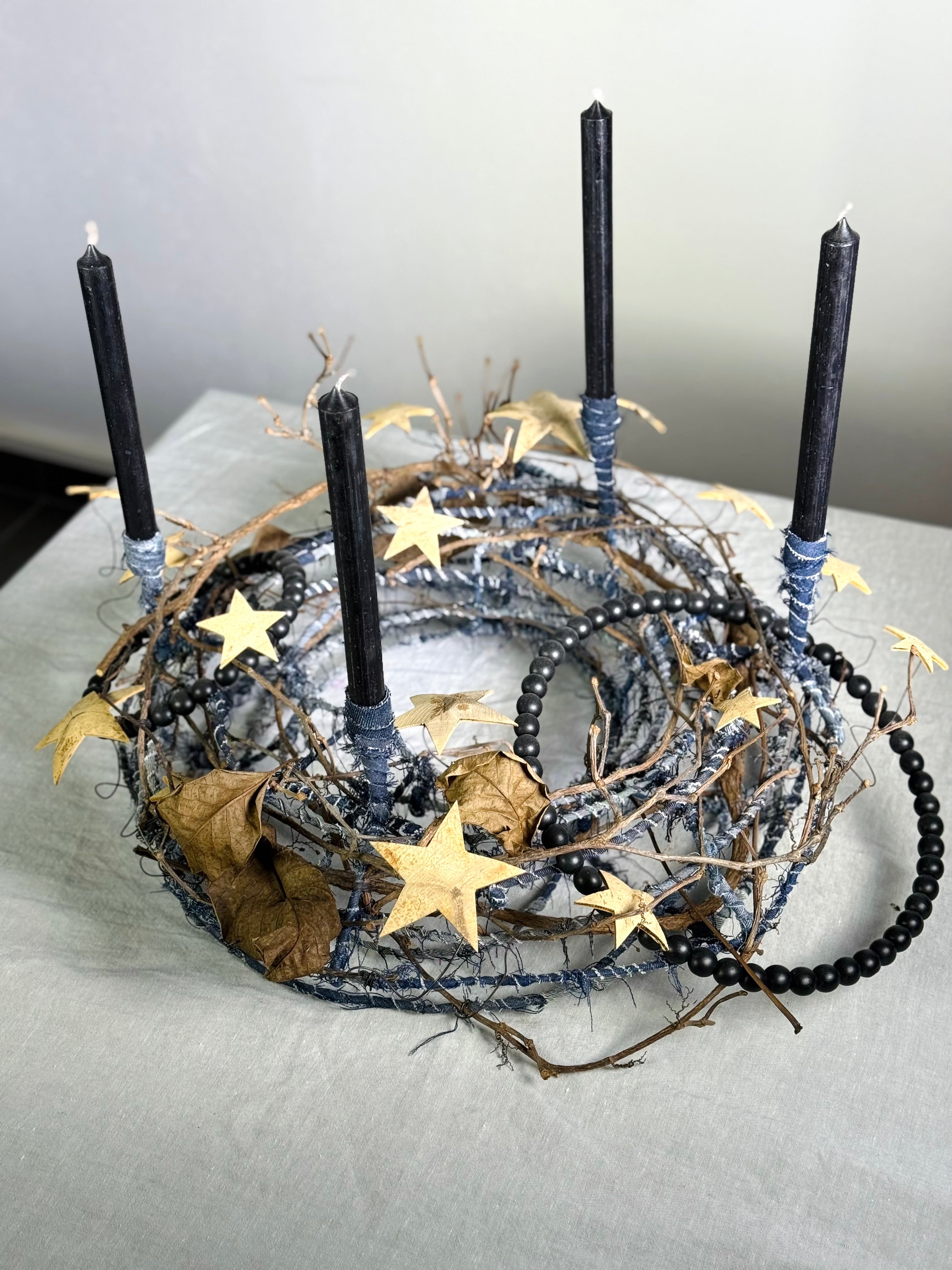 Adventskranz Winterhimmel