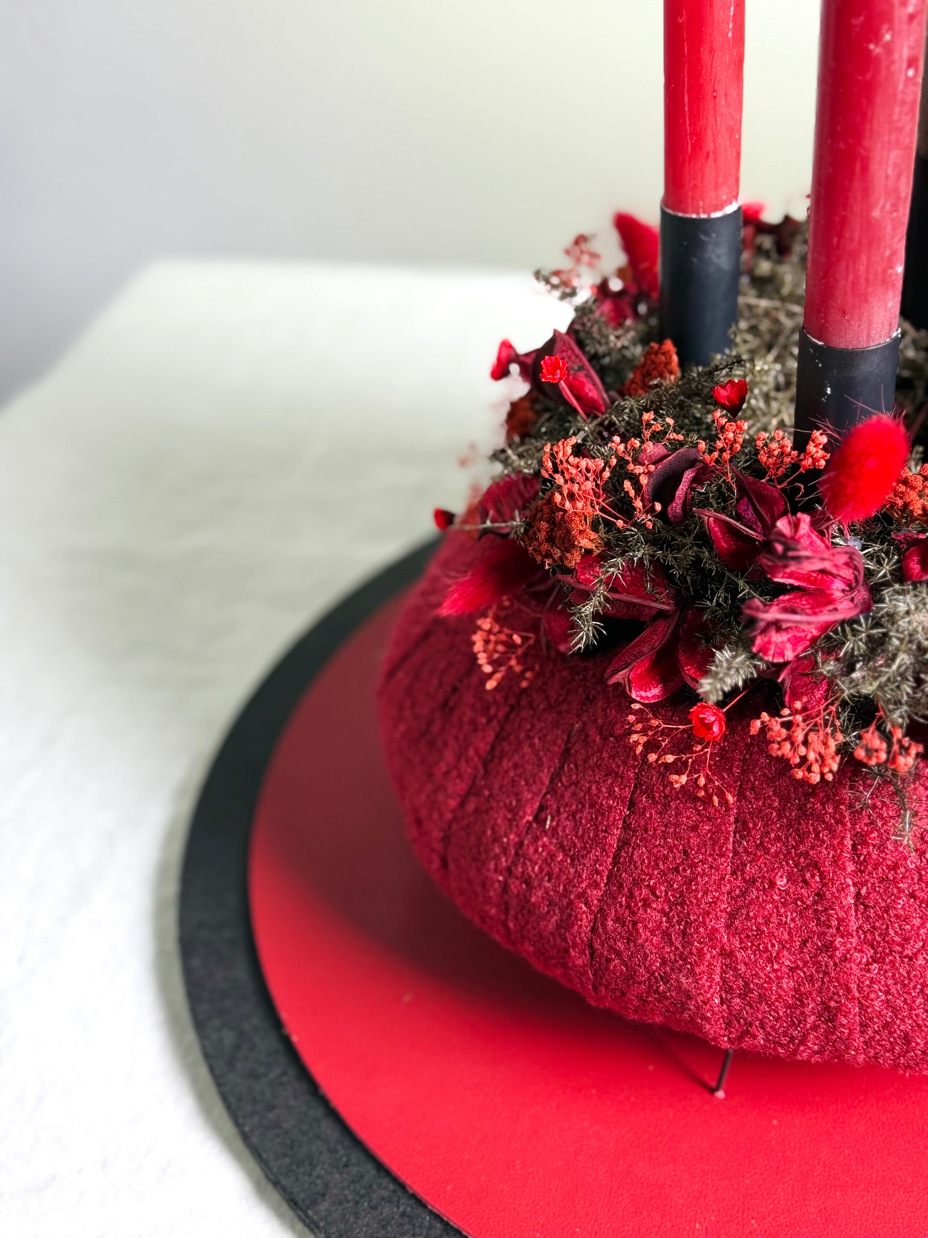 Adventskranz Rubinstern