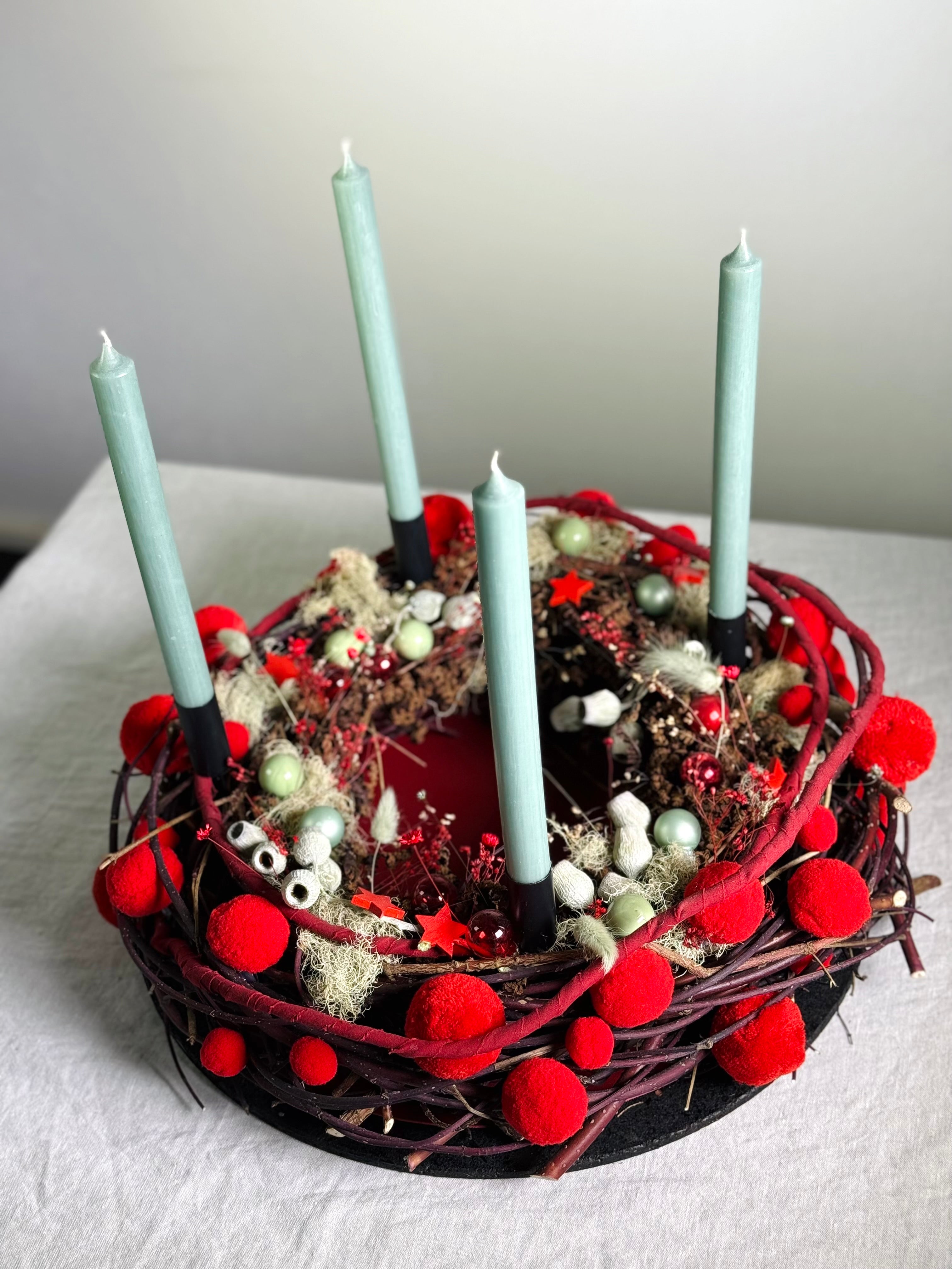 Adventskranz Frostbeere