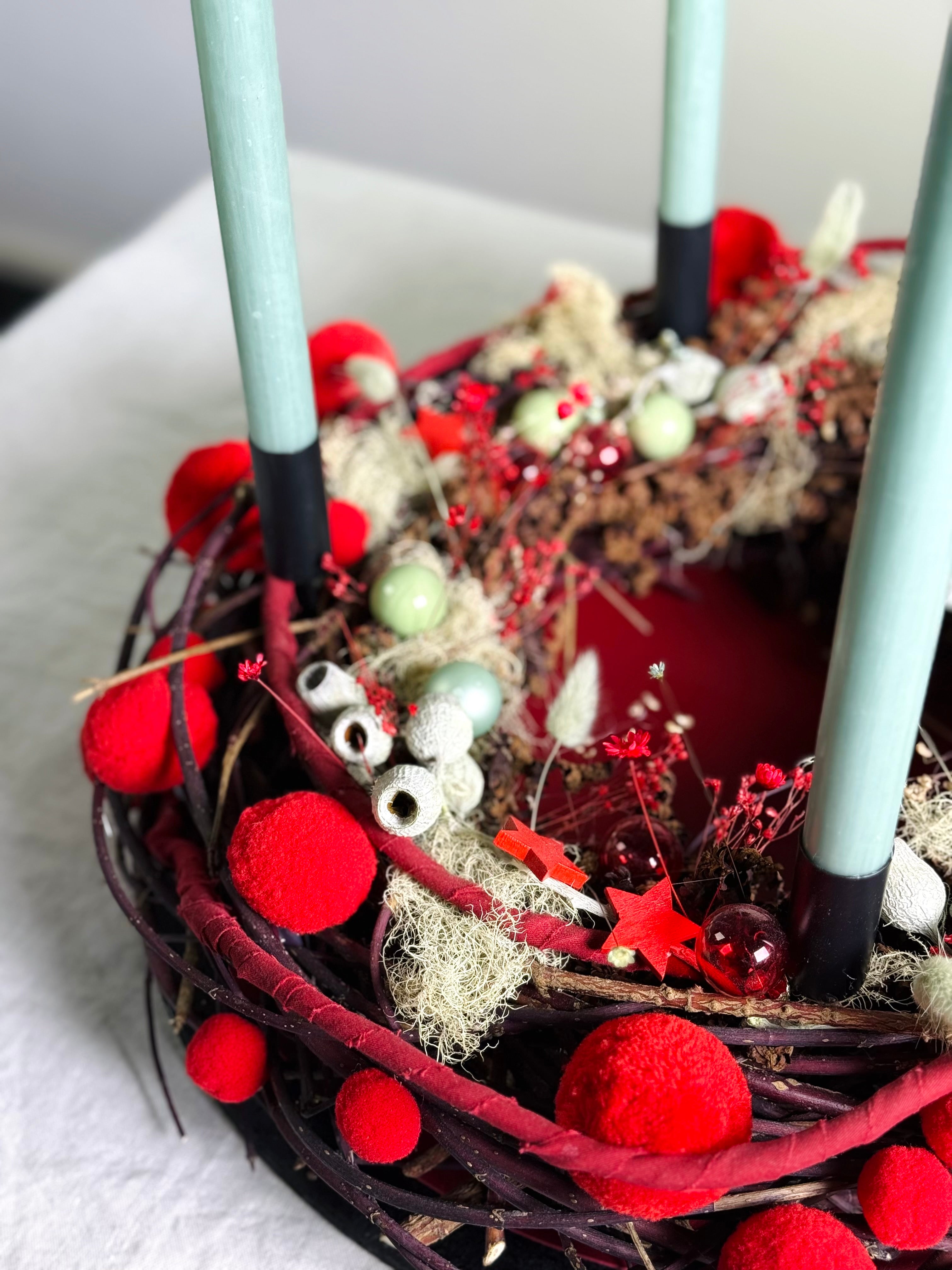 Adventskranz Frostbeere