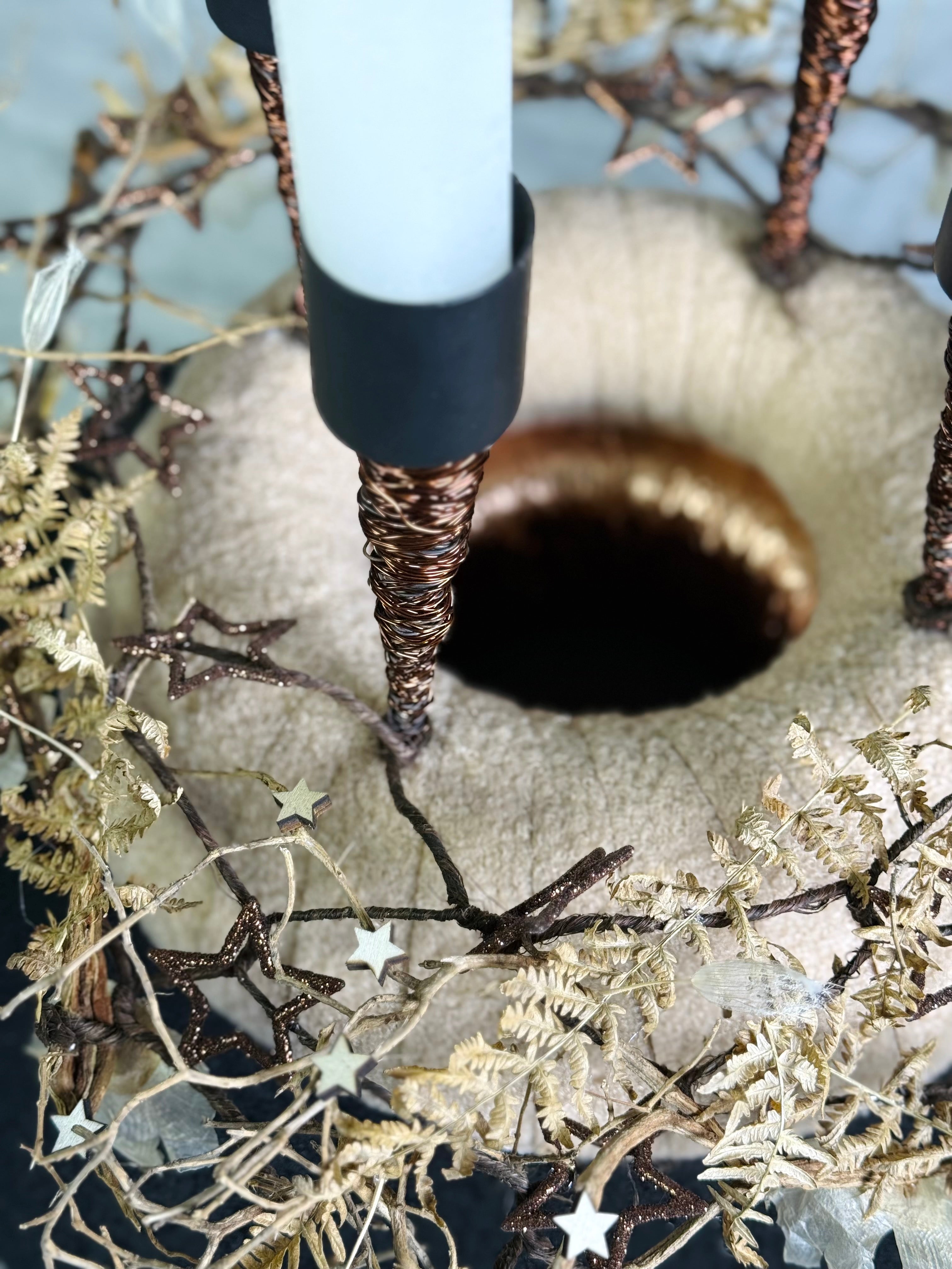 Adventskranz Winterglanz