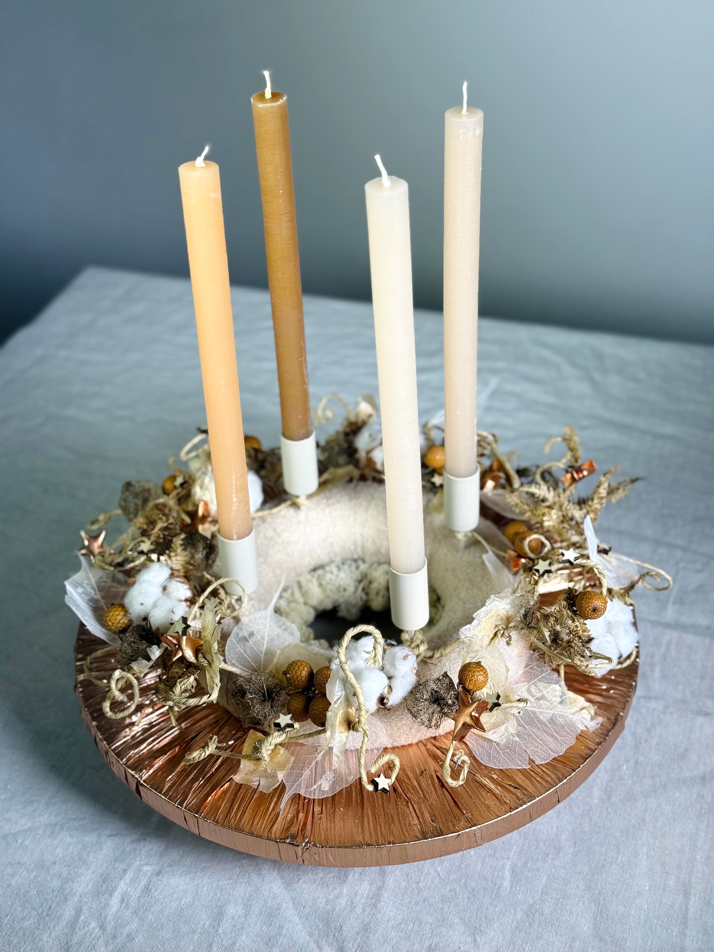 Adventskranz Copper Dream