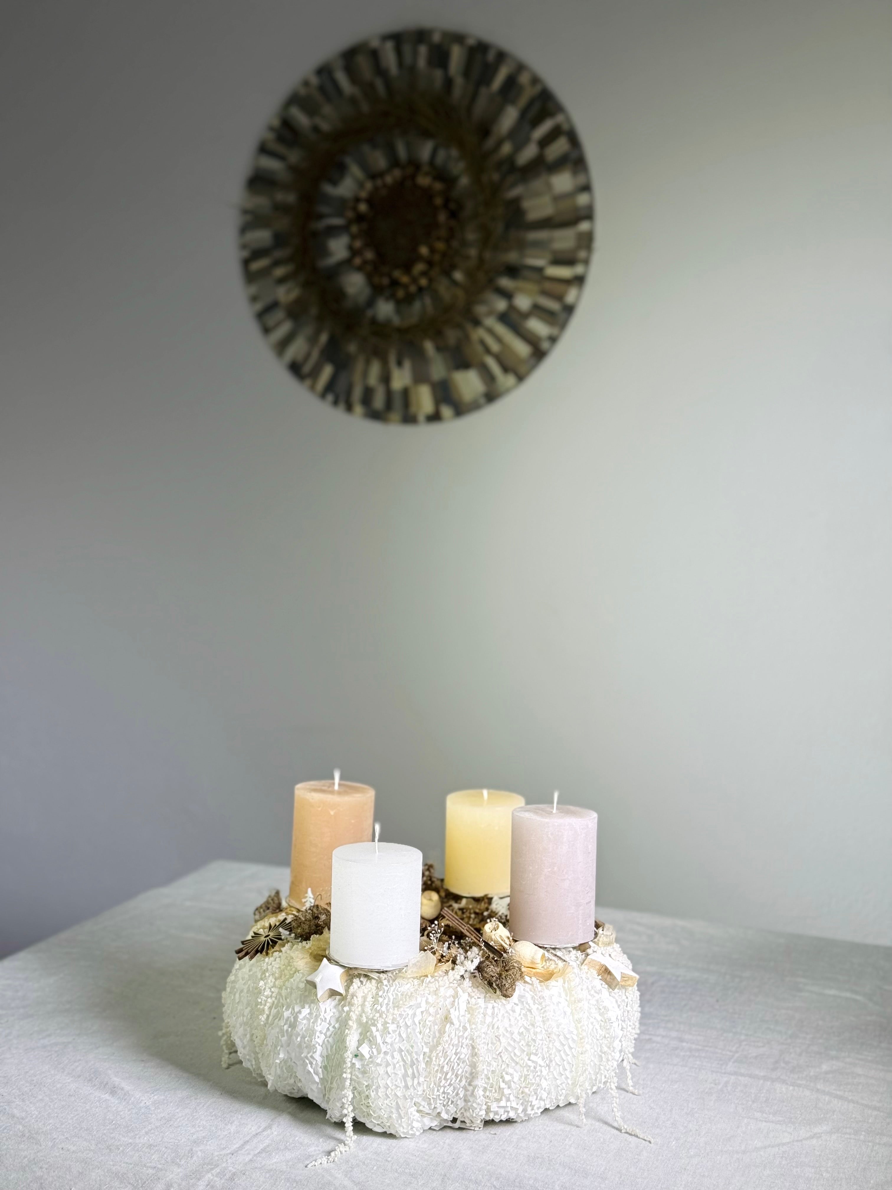 Adventskranz Frostzauber