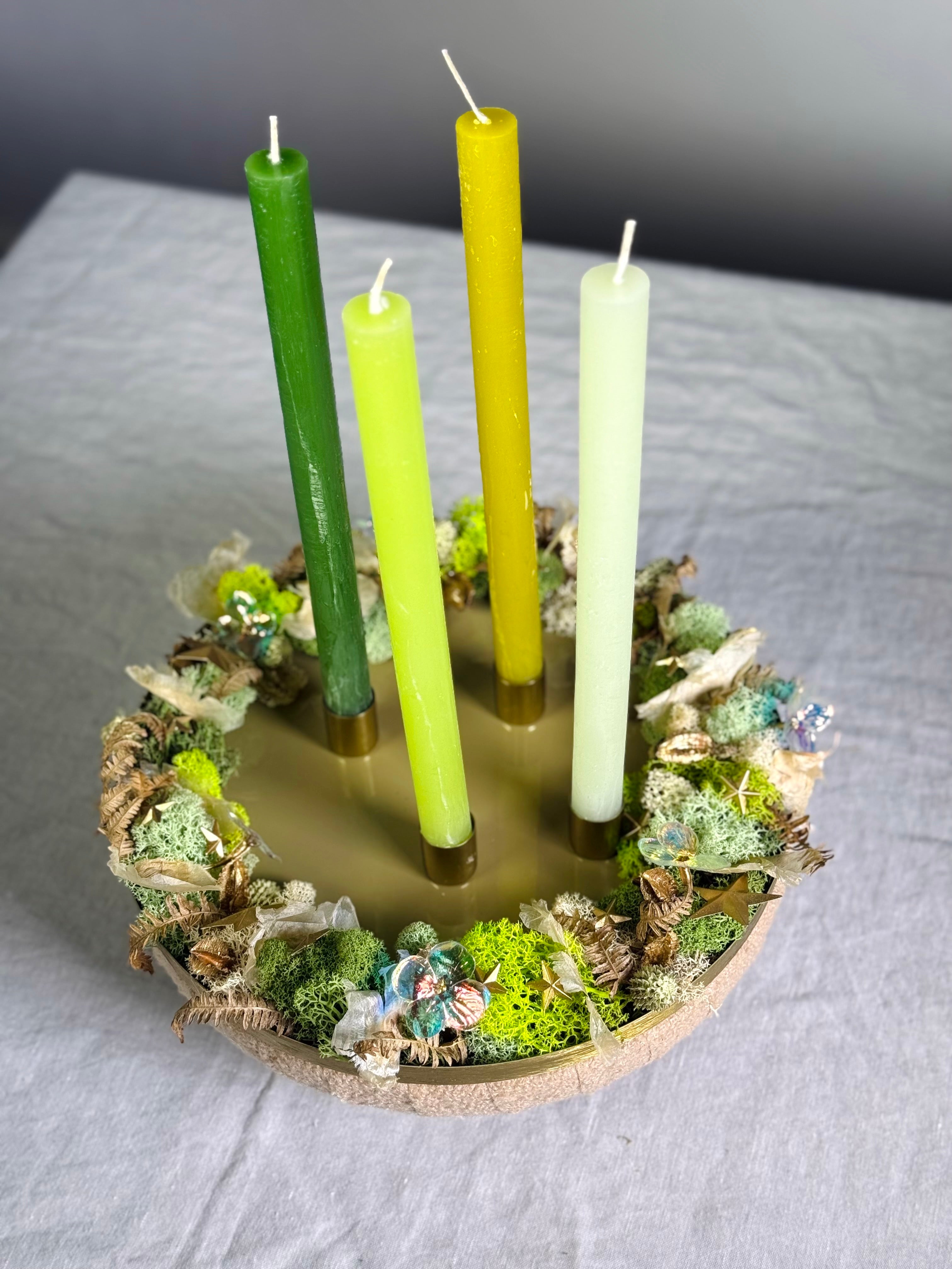 Adventskranz Grünfunkeln