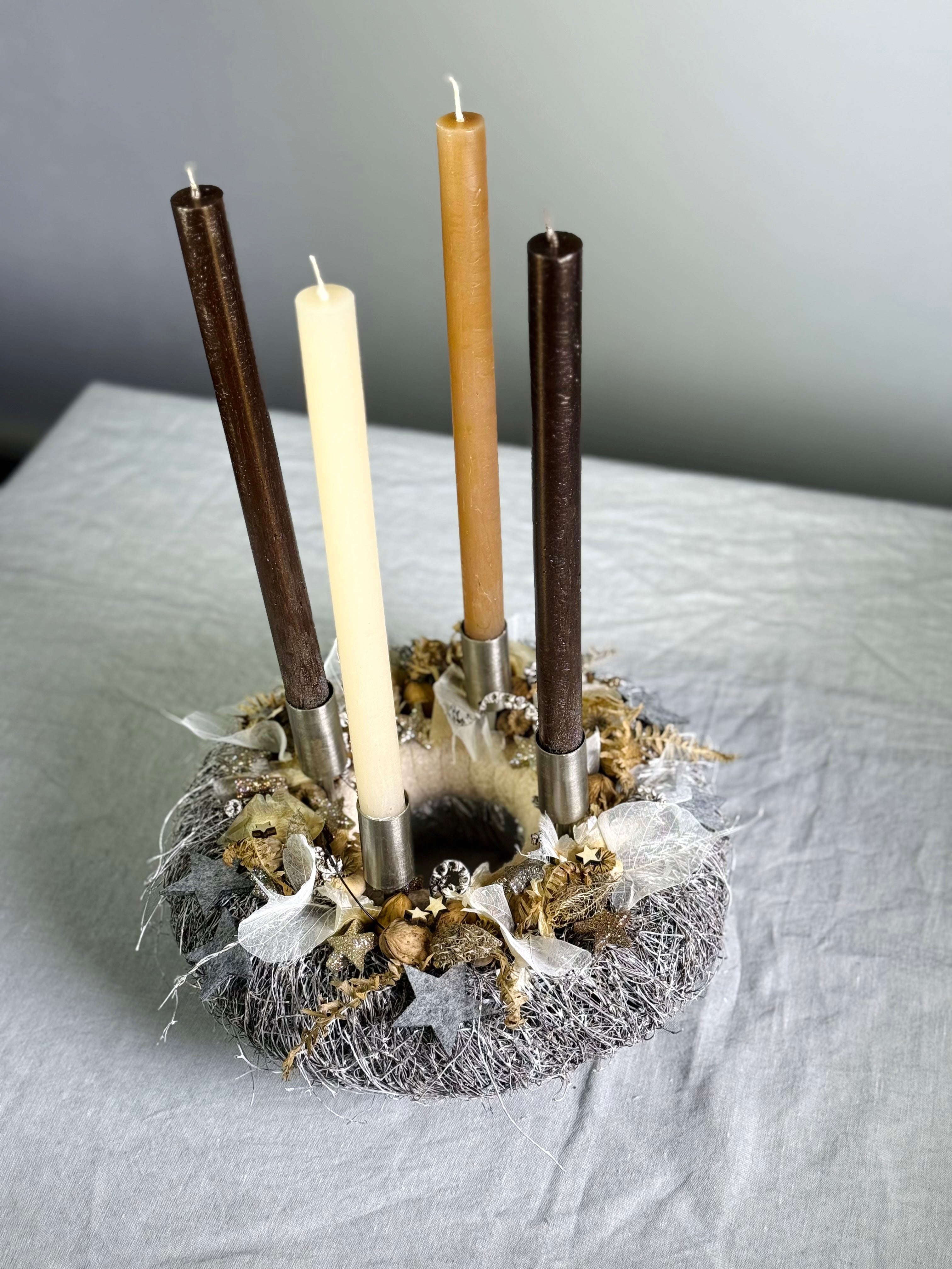 Adventskranz Glanzmoment