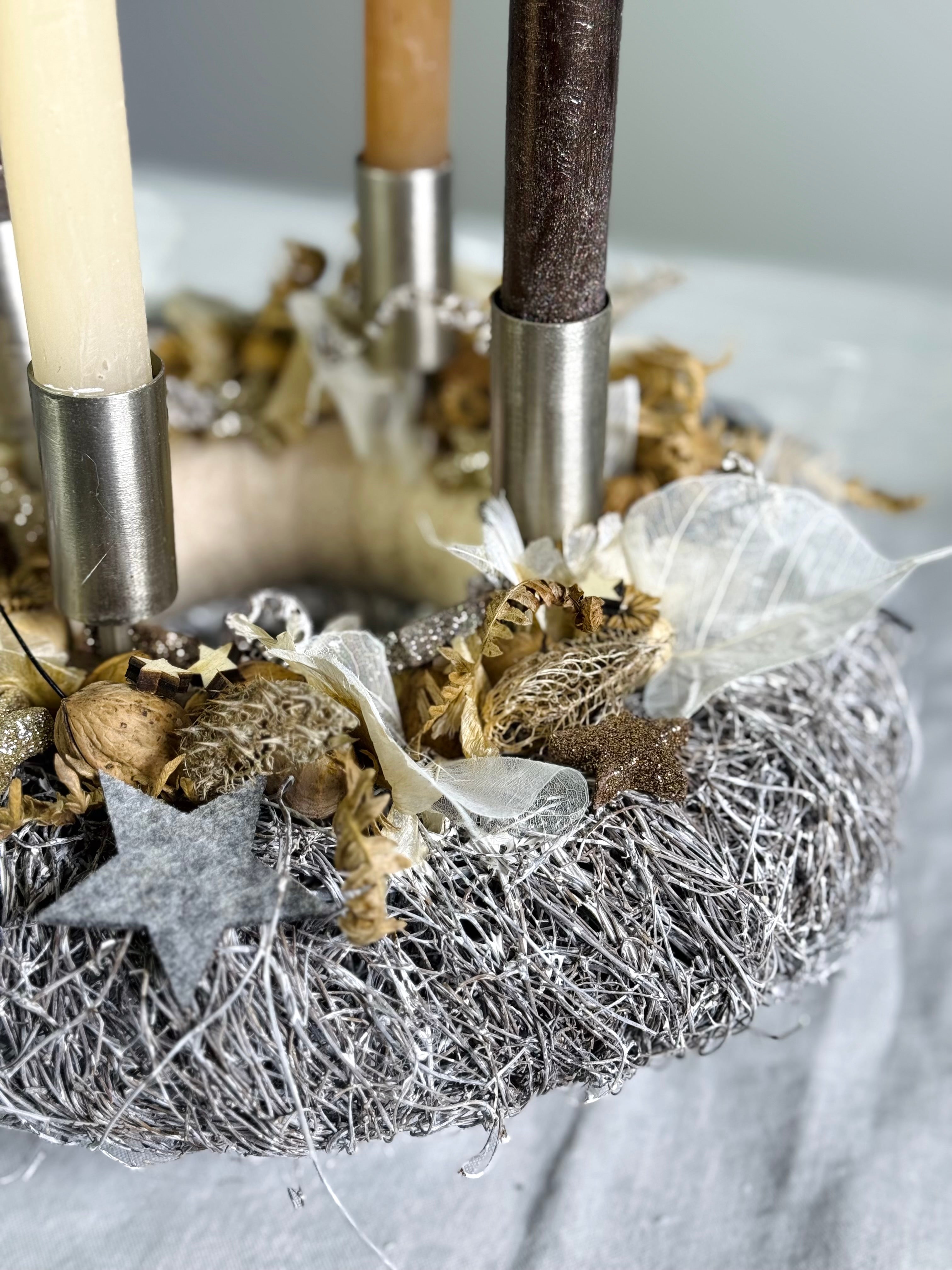 Adventskranz Glanzmoment