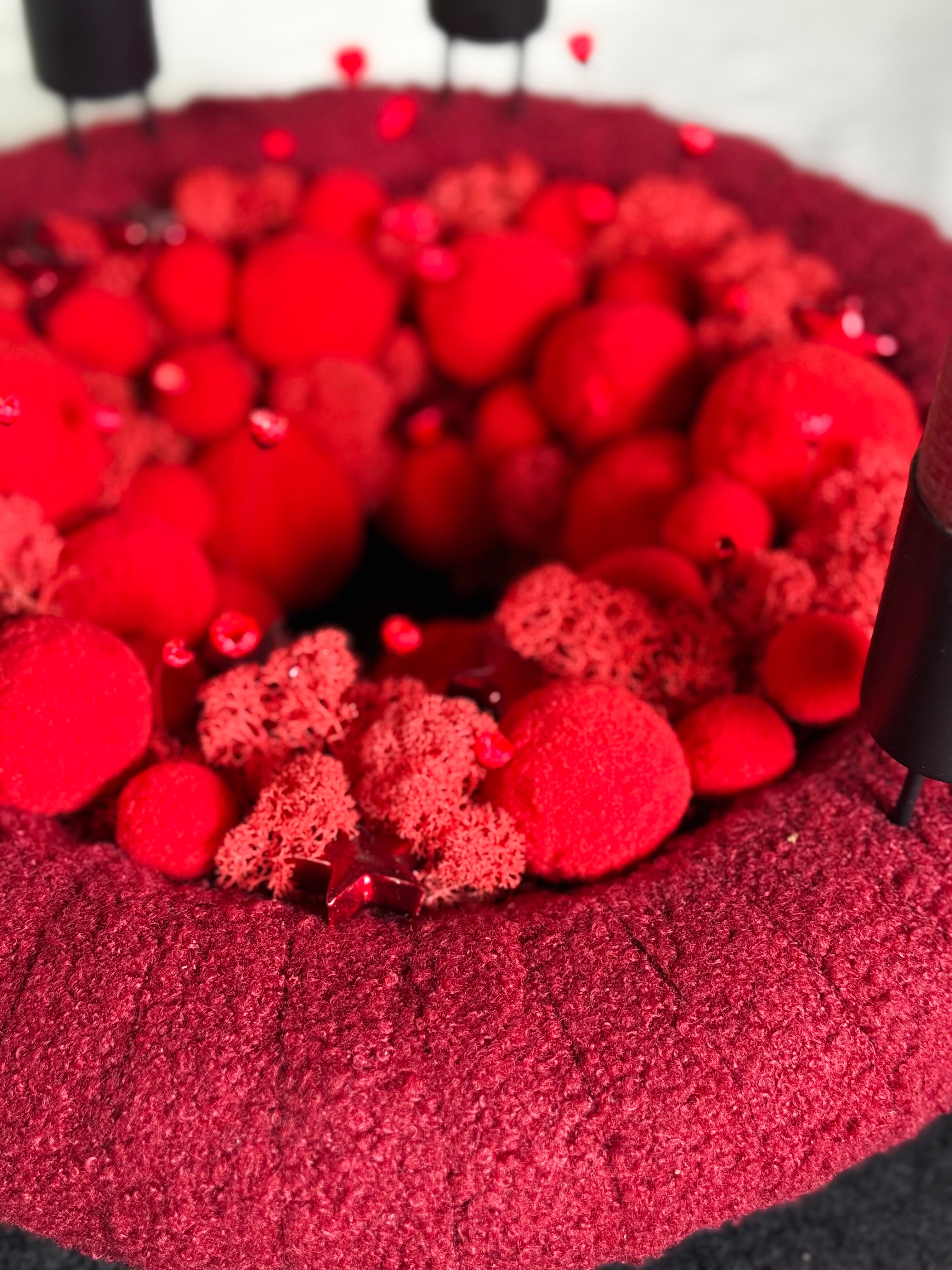 Adventskranz Weihnachtsstern