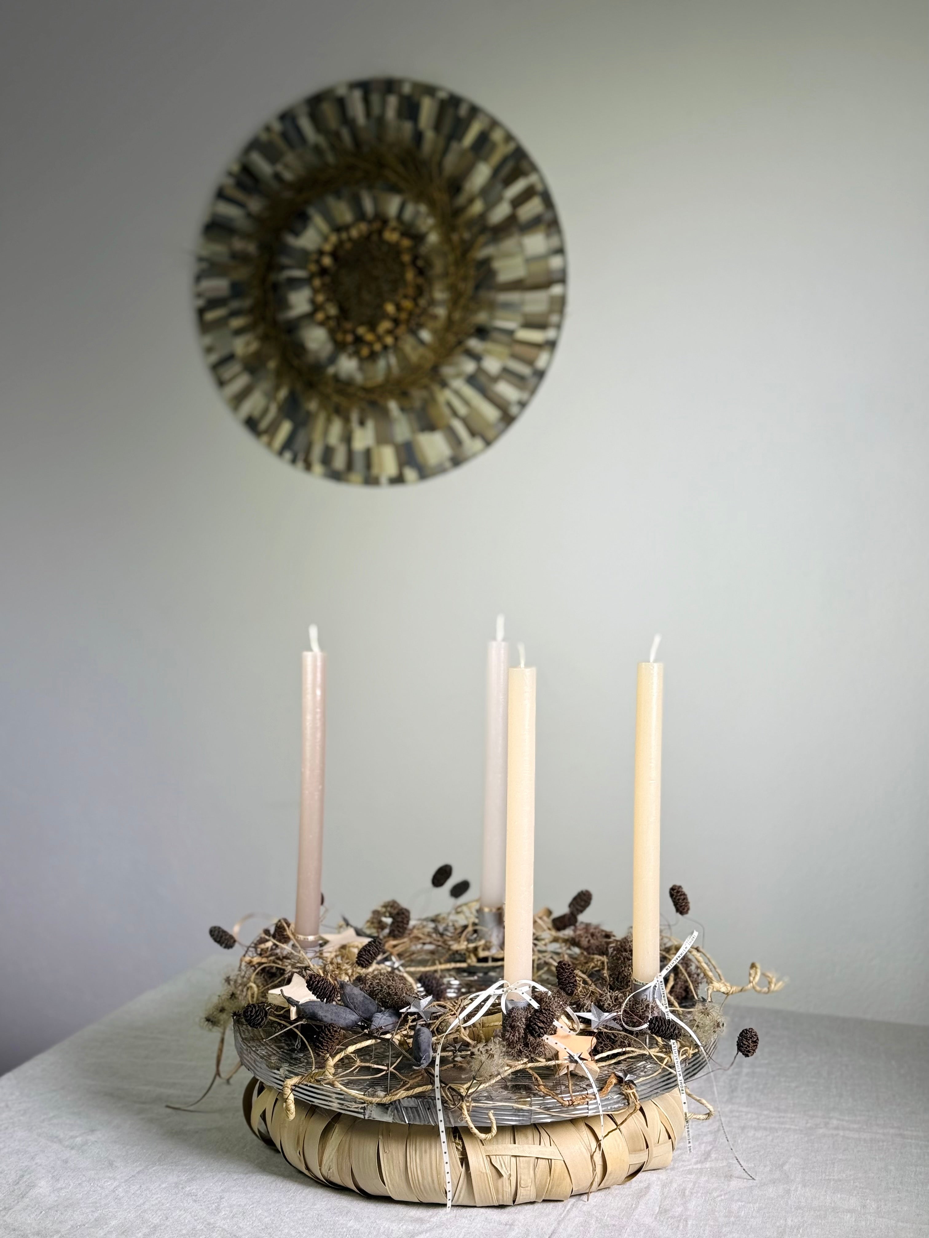 Adventskranz Morgentau