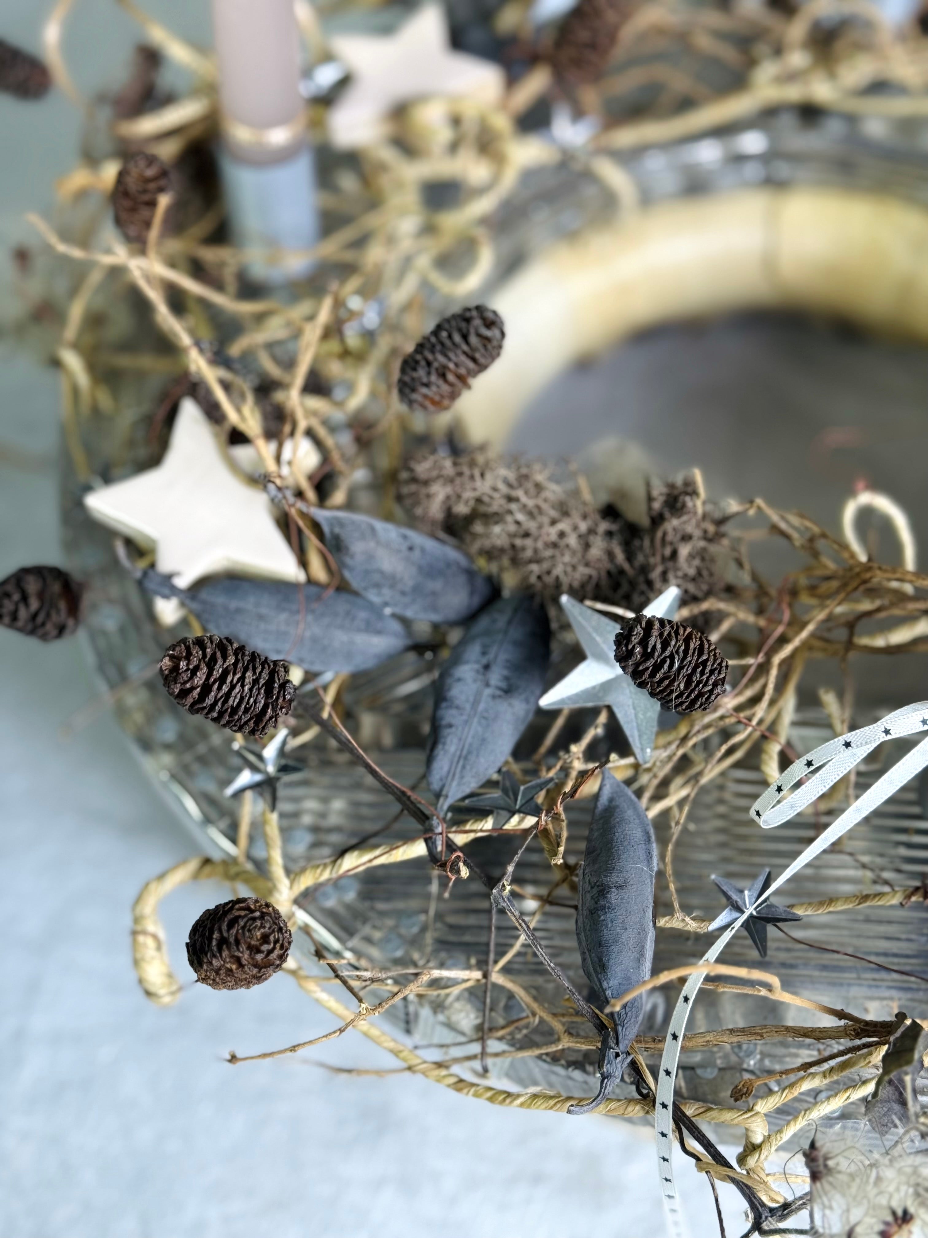 Adventskranz Morgentau