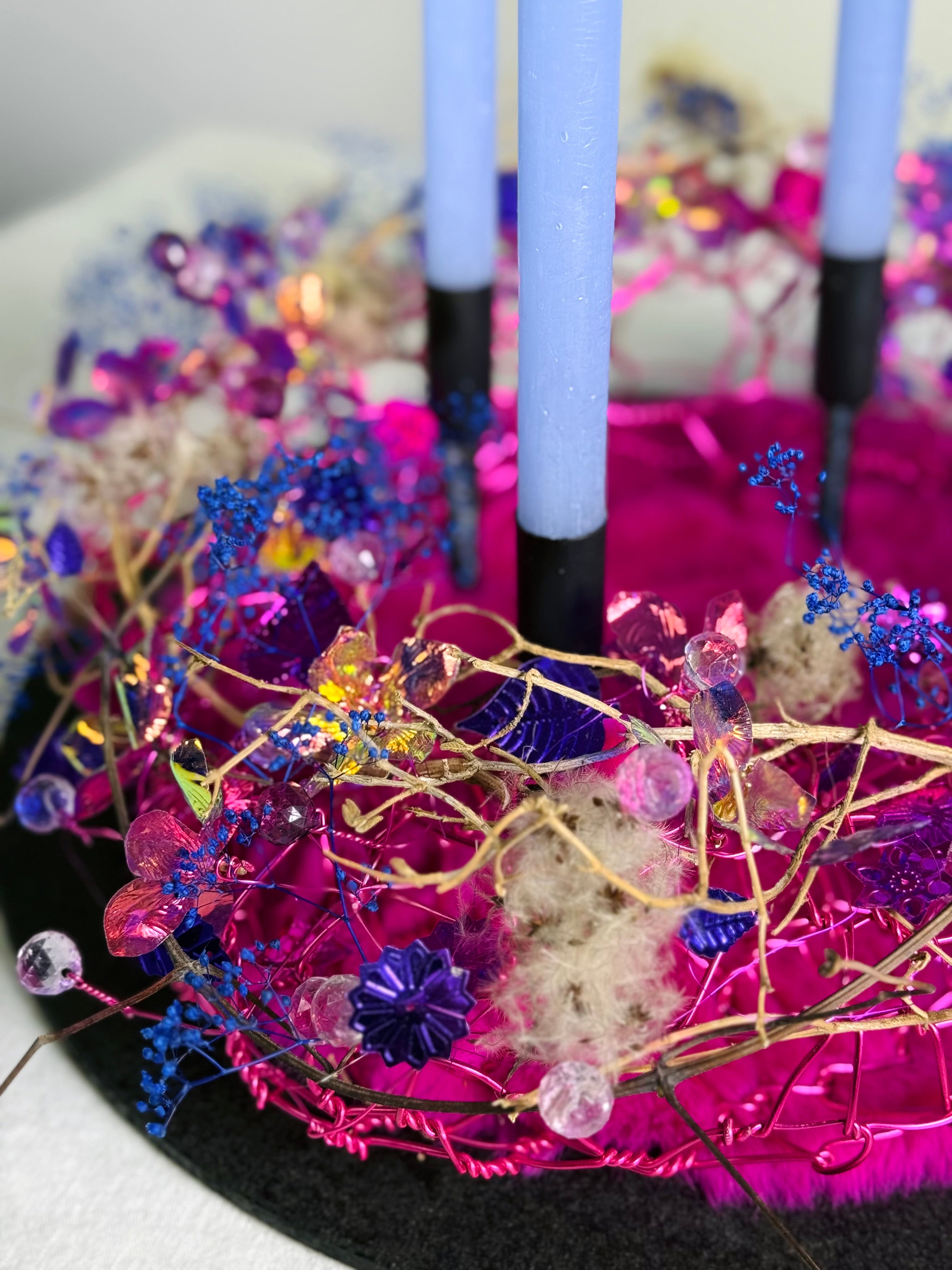 Adventskranz Eiskönigin