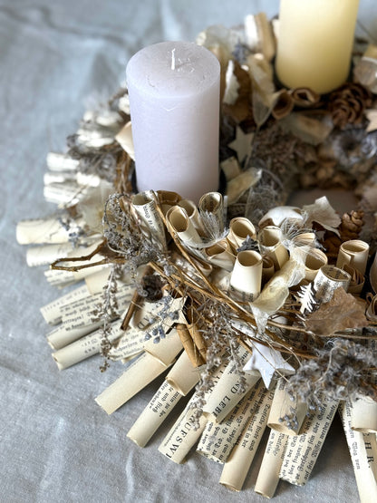 Adventskranz Winterlicht