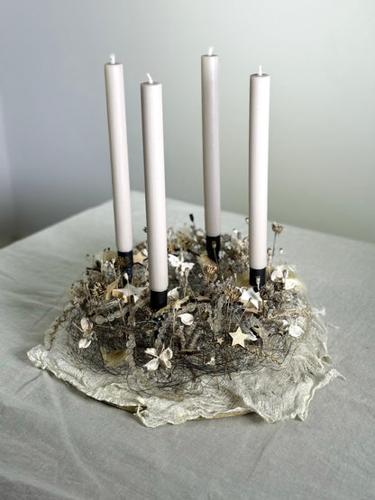 Adventskranz Winterperle