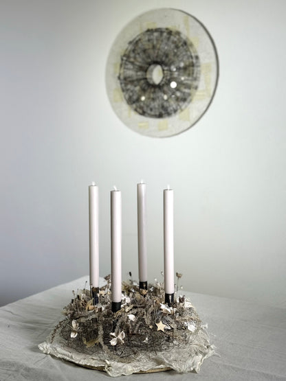 Adventskranz Winterperle