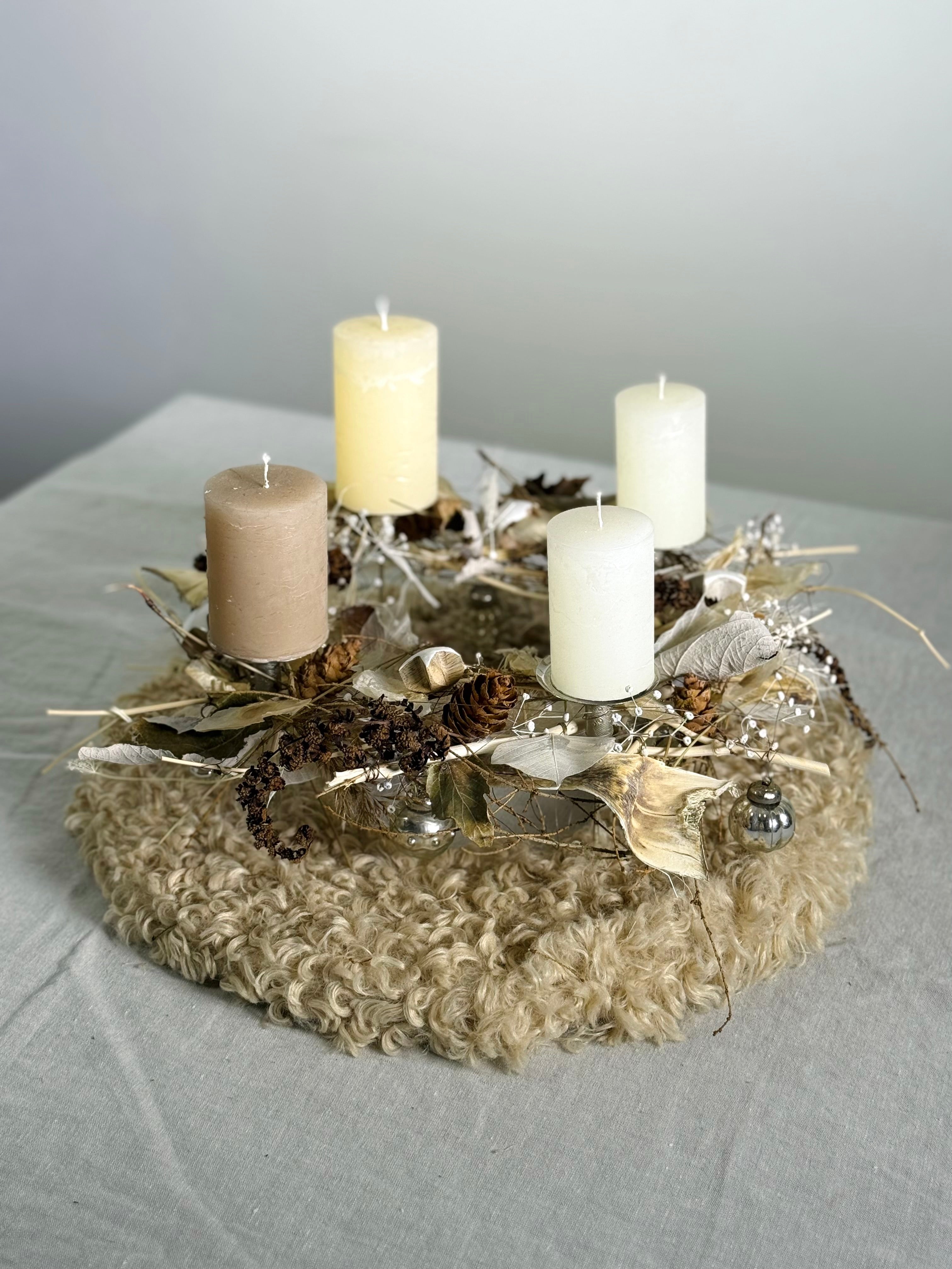 Adventskranz Kuschelzeit