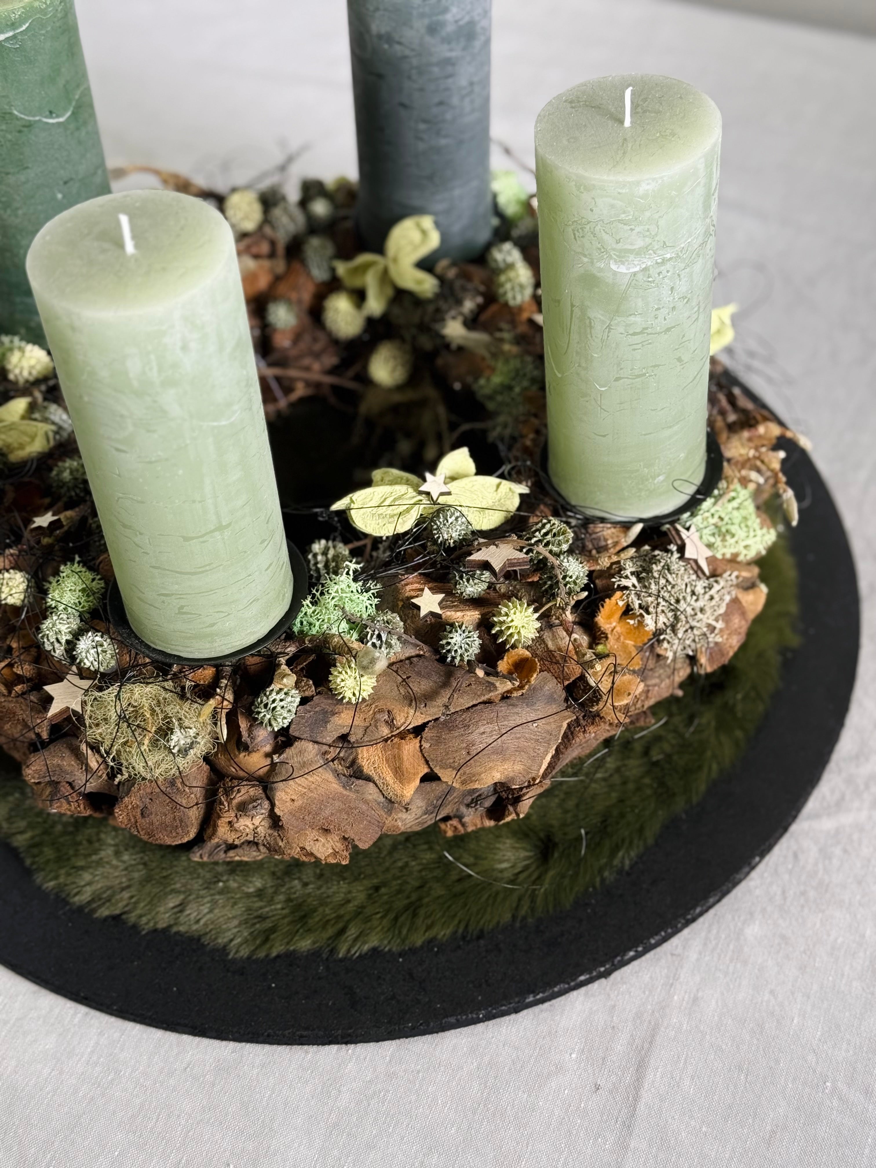 Adventskranz Mooszauber