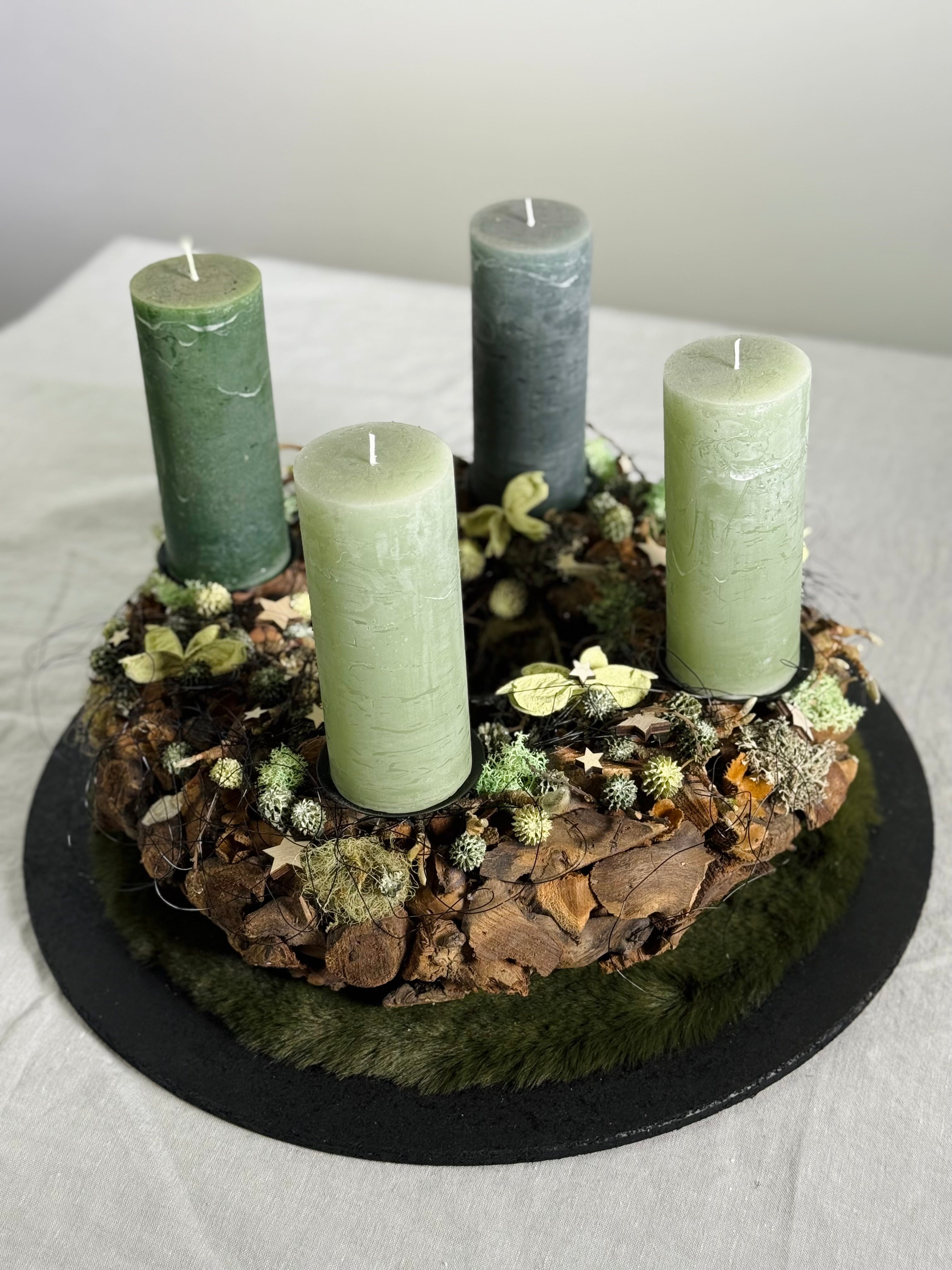 Adventskranz Mooszauber