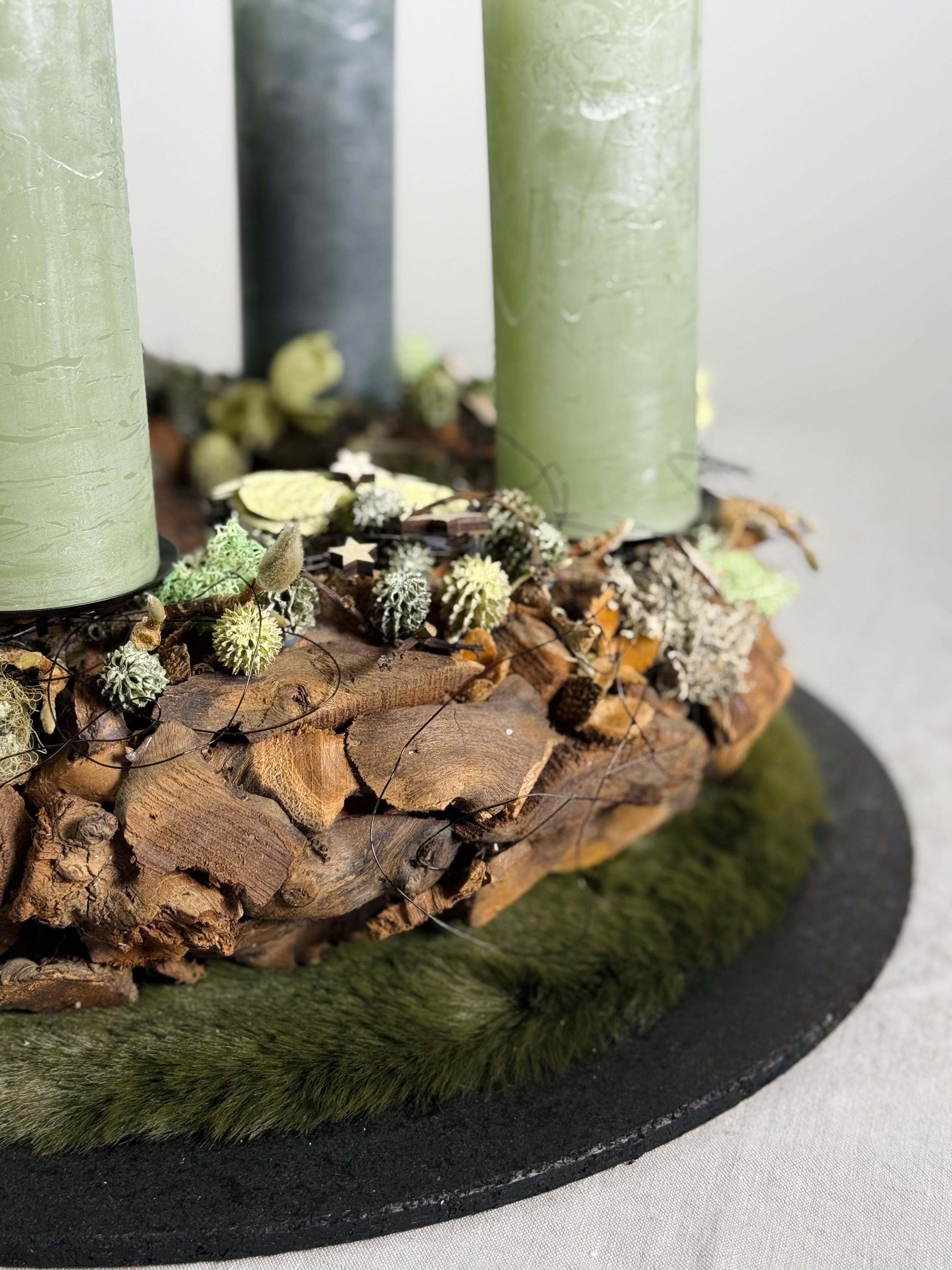 Adventskranz Mooszauber