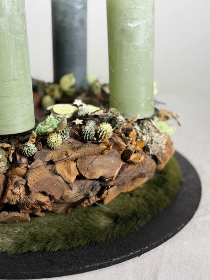 Adventskranz Mooszauber