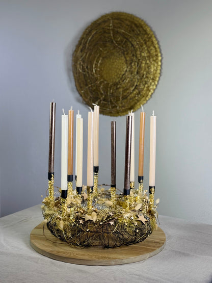 Adventskranz Kerzenklang