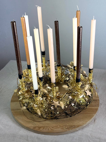 Adventskranz Kerzenklang