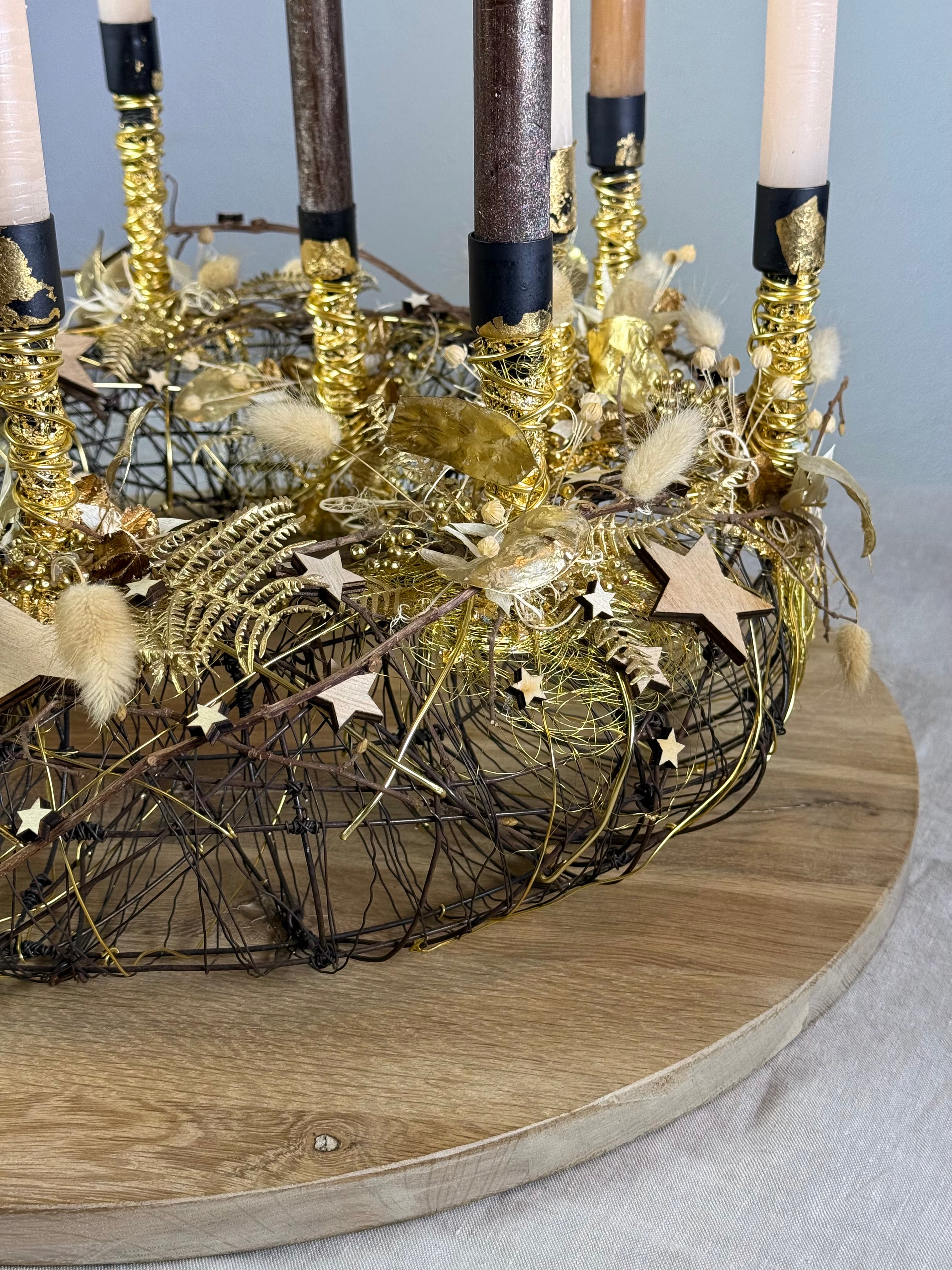 Adventskranz Kerzenklang