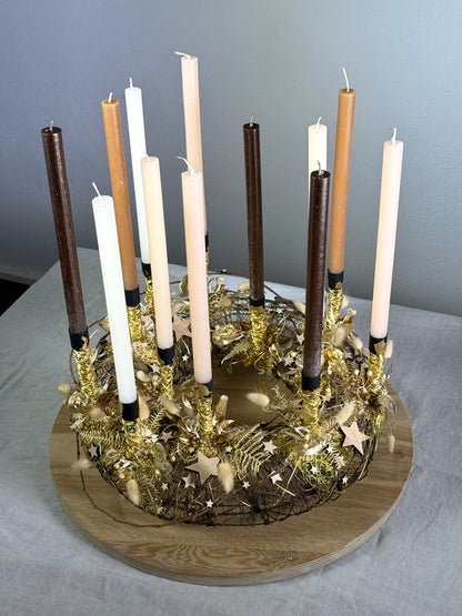 Adventskranz Kerzenklang