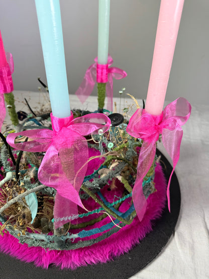 Adventskranz Winterpoesie