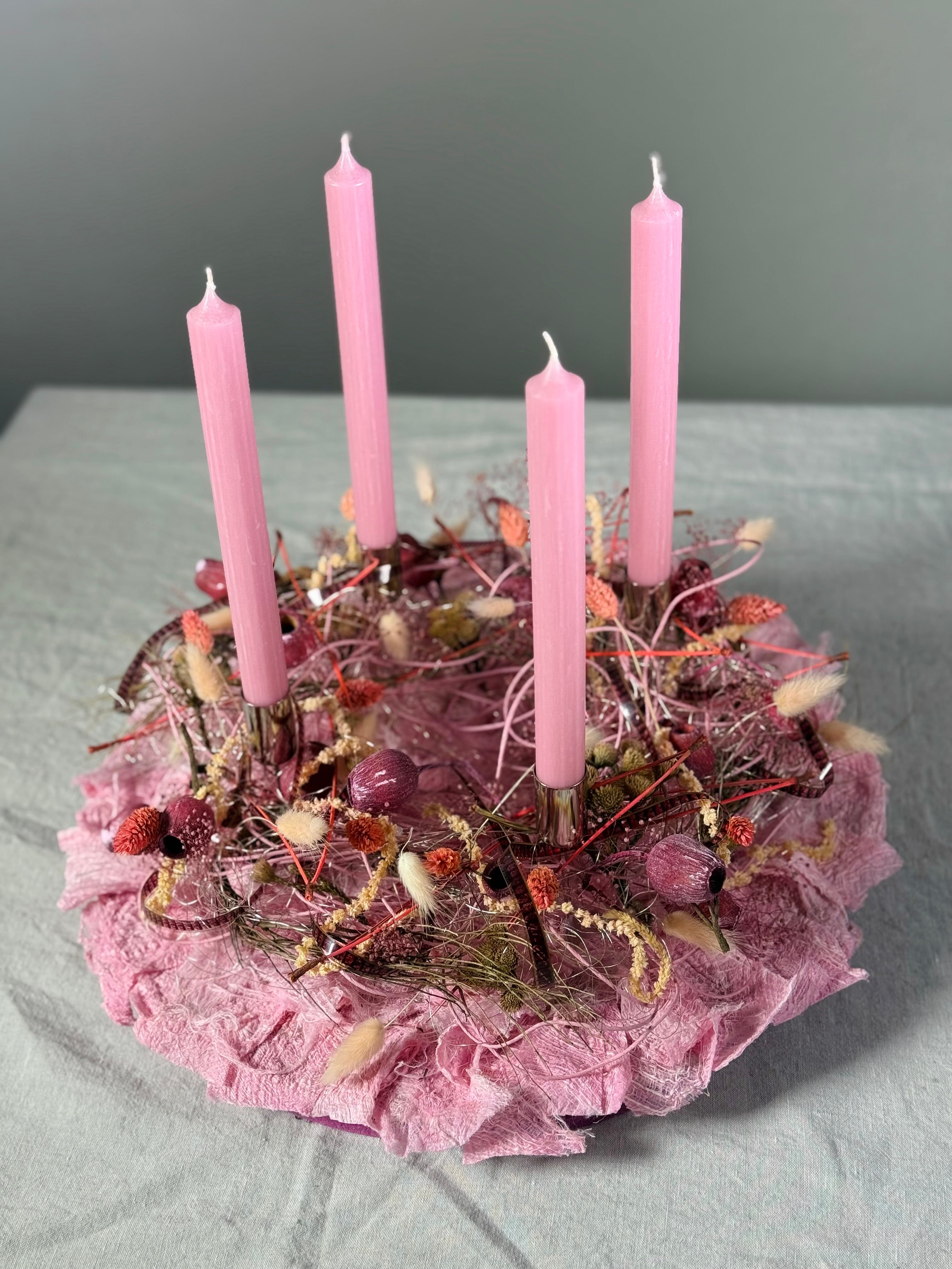 Adventskranz Winterblüte