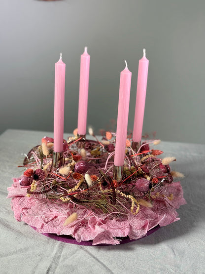 Adventskranz Winterblüte