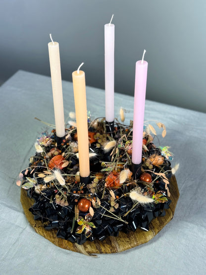 Adventskranz Kaminzauber