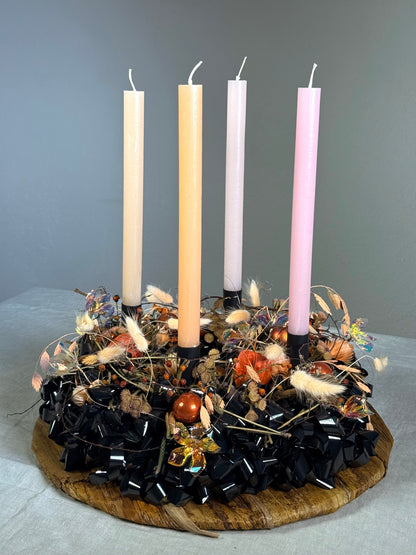 Adventskranz Kaminzauber