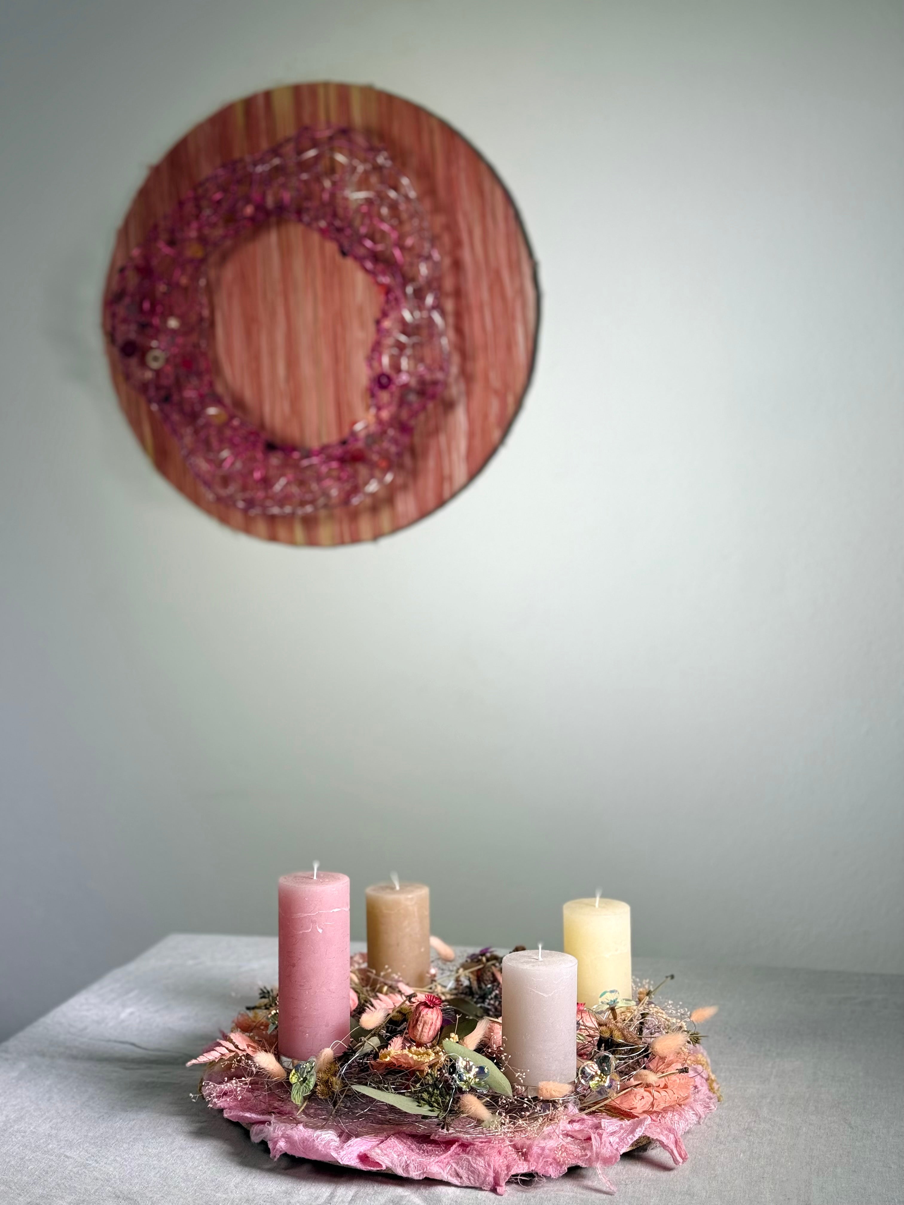 Adventskranz Frostblüte