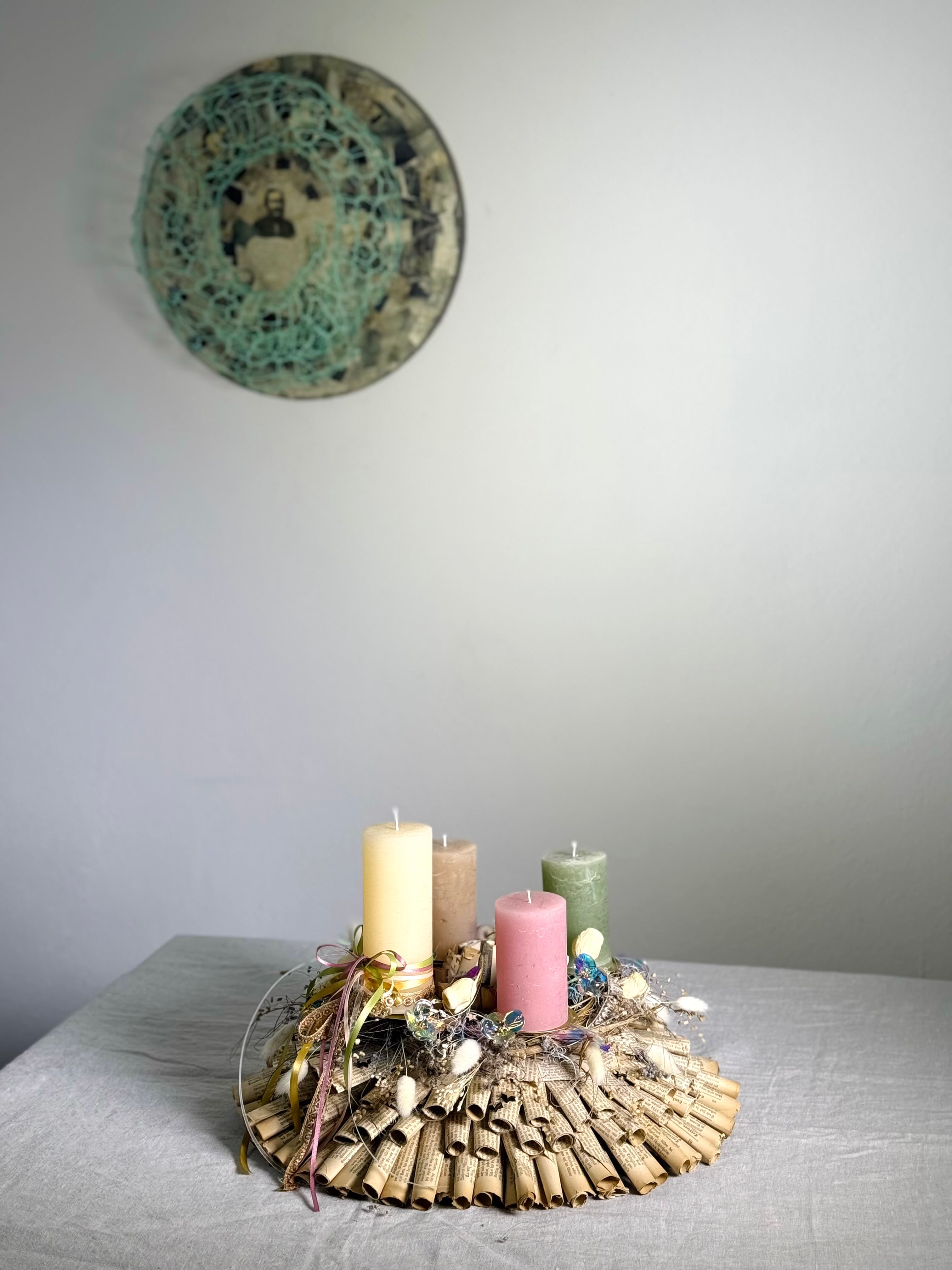 Adventskranz Wintergeschichte