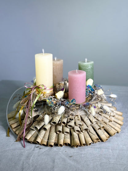 Adventskranz Wintergeschichte