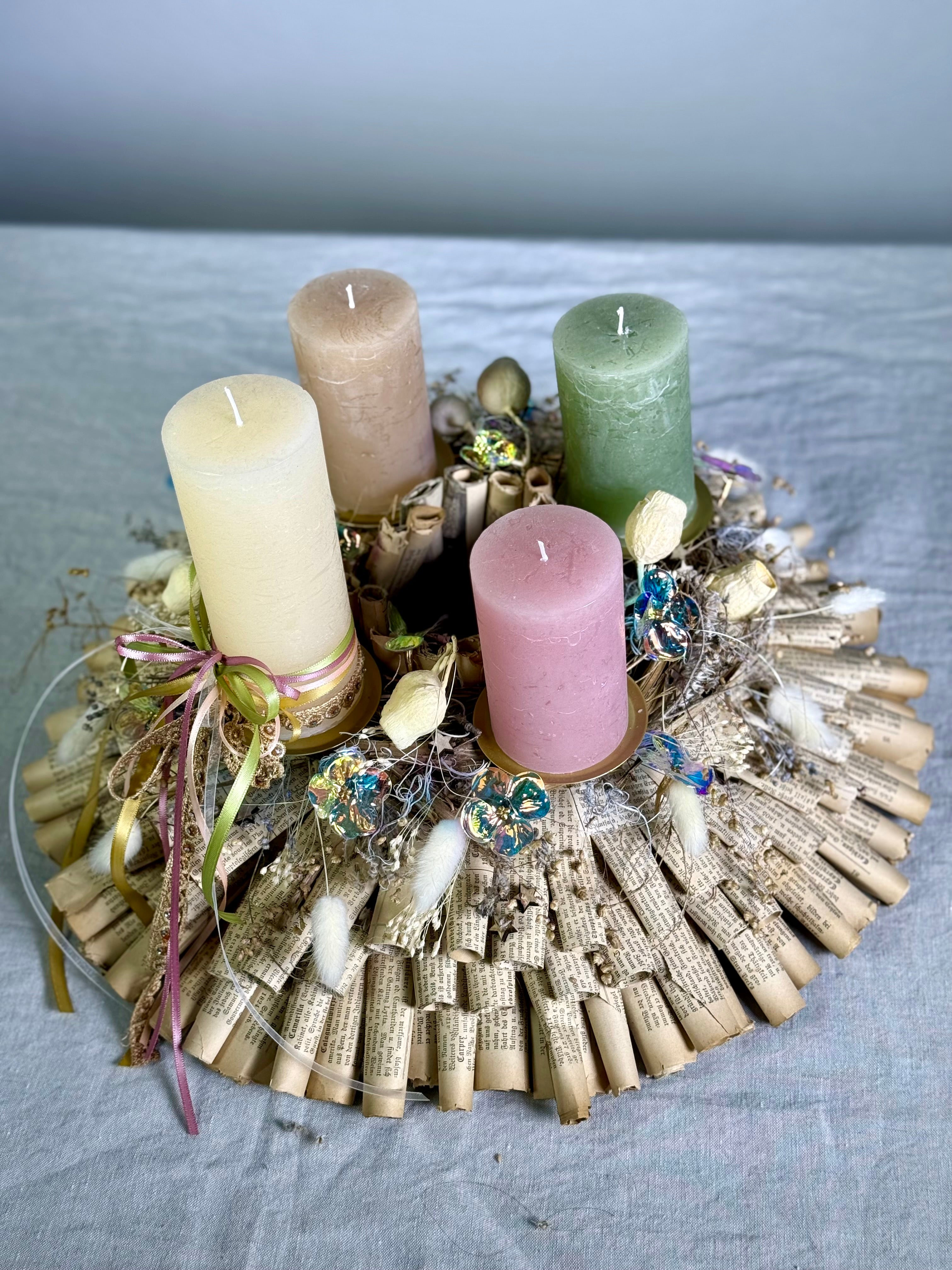 Adventskranz Wintergeschichte